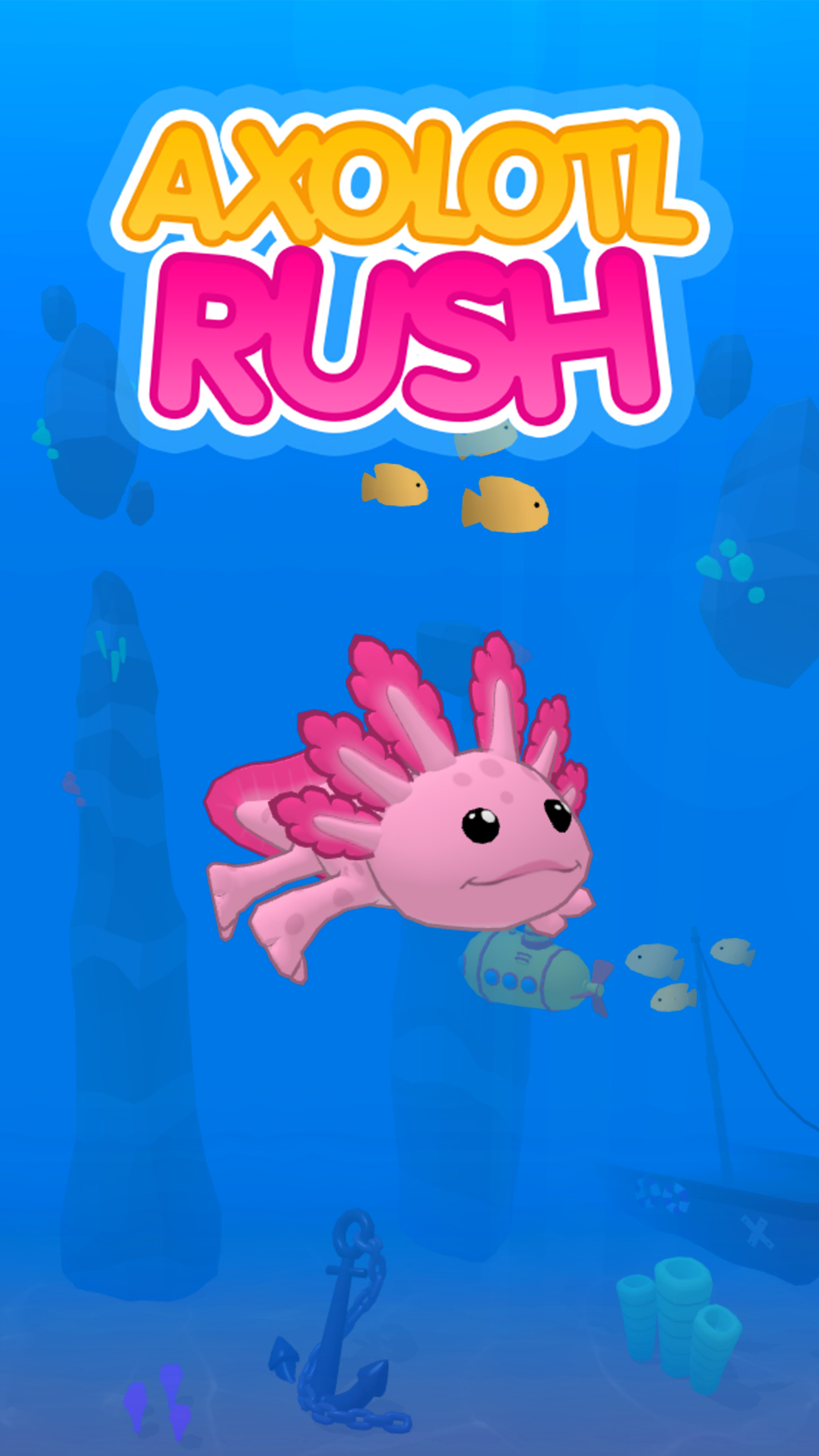اسکرین شات 1 بازی Axolotl Rush