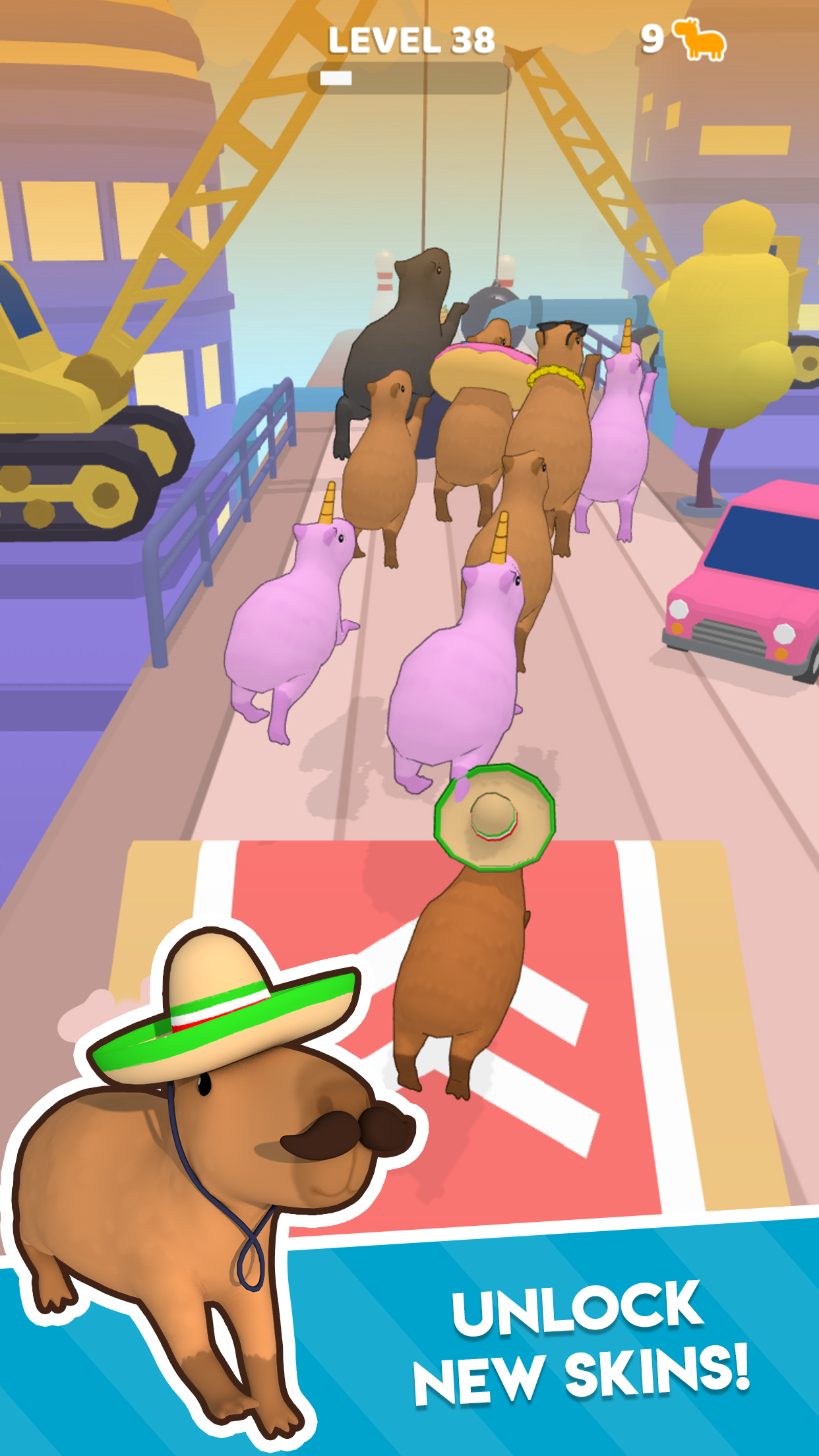 اسکرین شات 3 بازی Capybara Rush