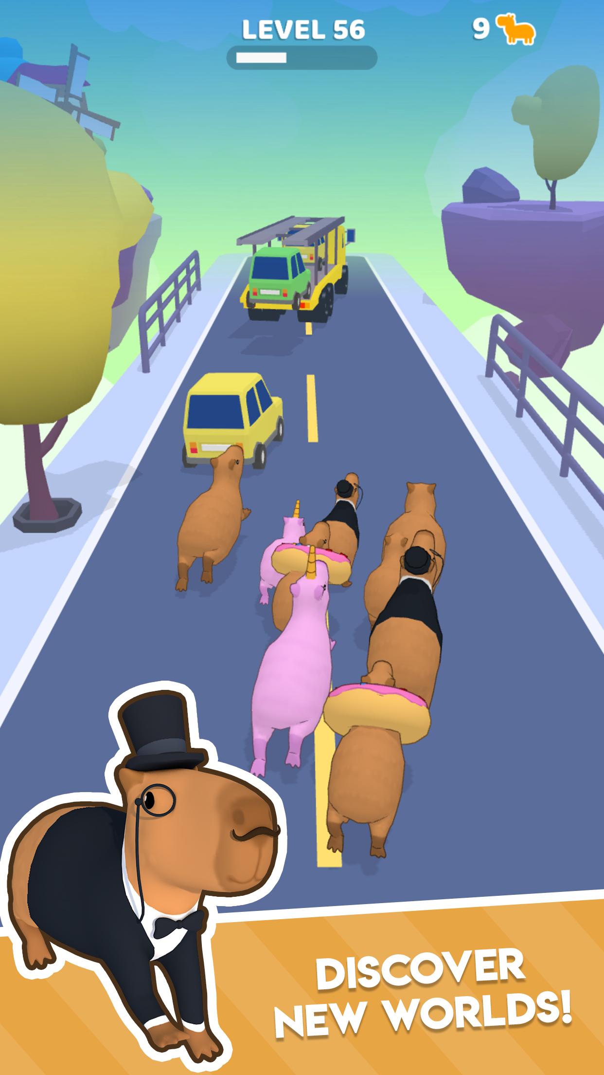اسکرین شات 4 بازی Capybara Rush