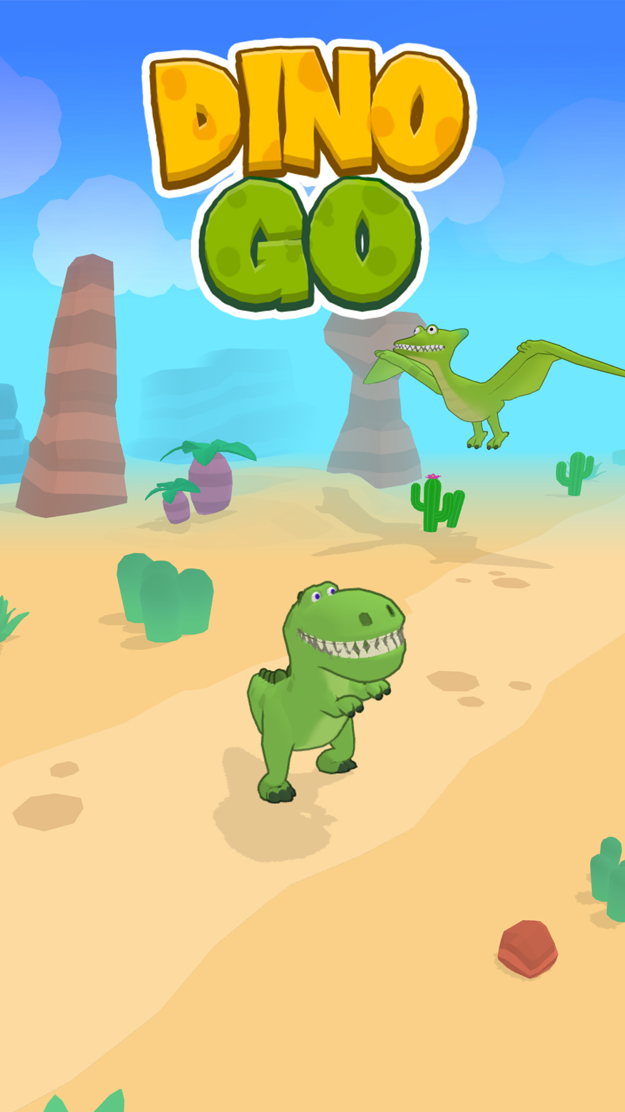 اسکرین شات 1 بازی Dino Go