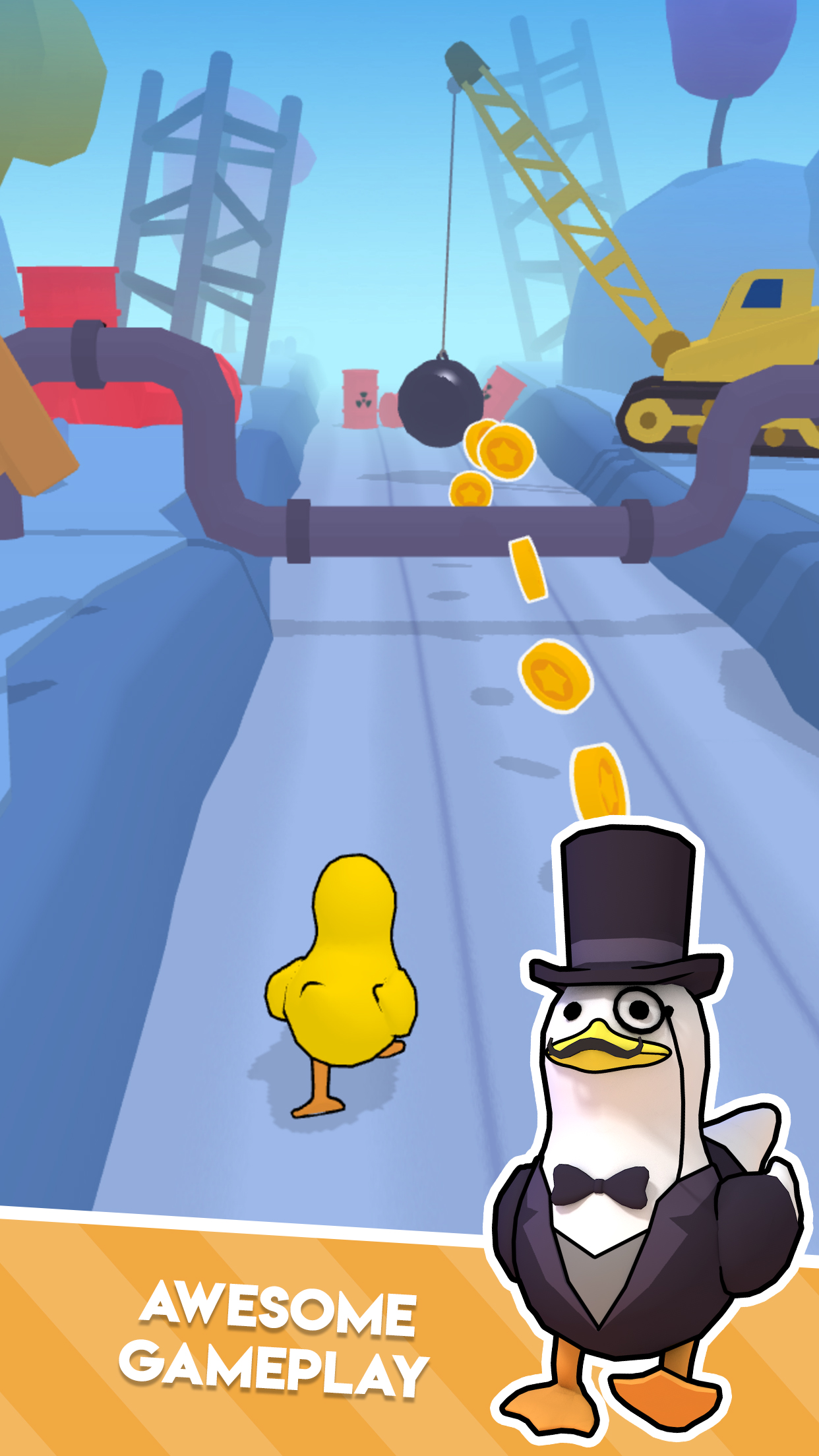 اسکرین شات 2 بازی Duck On The Run