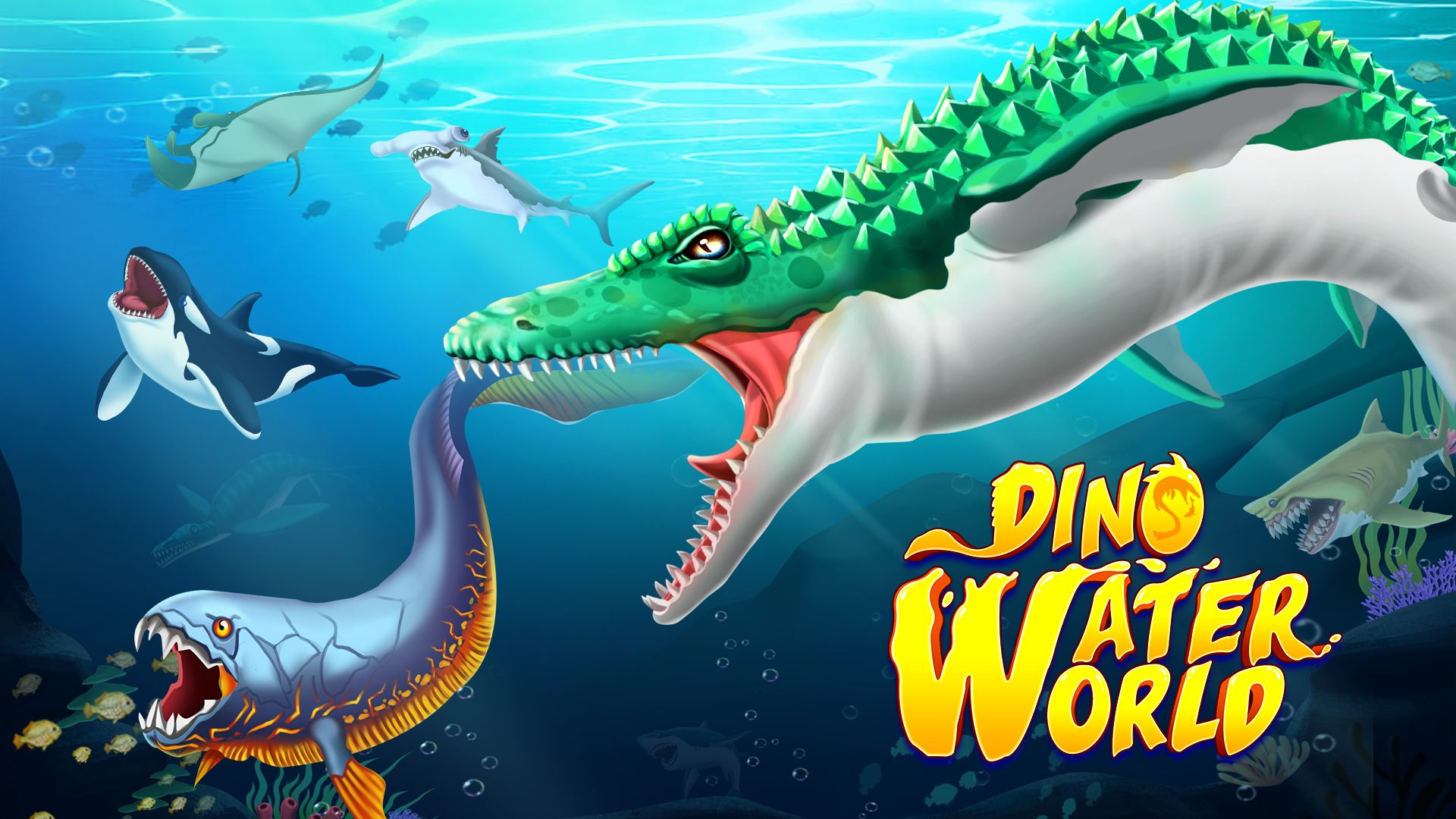 اسکرین شات 1 بازی Jurassic Dino Water World