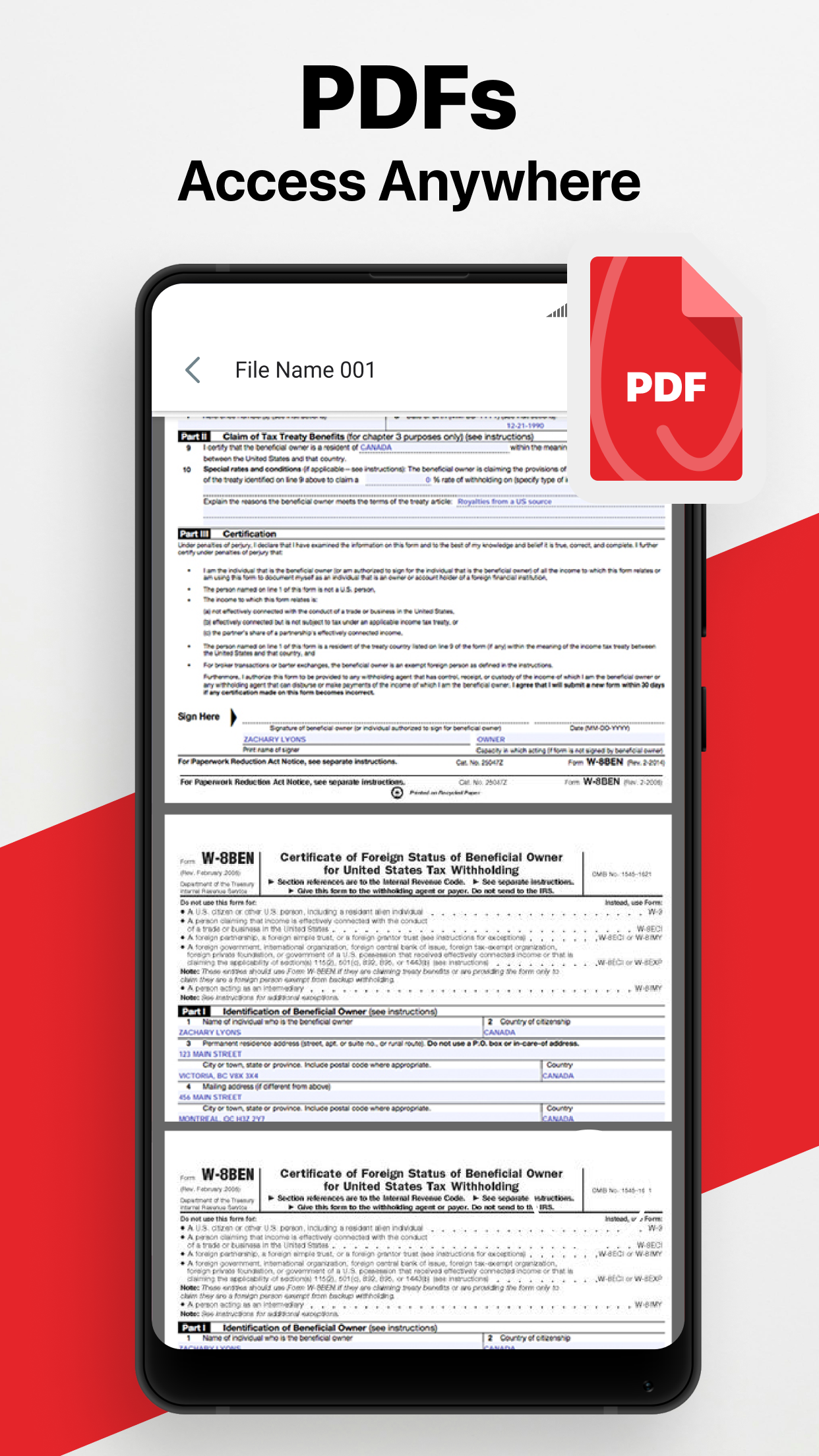 اسکرین شات 4 برنامه Tap Office - Word, Excel, PDF