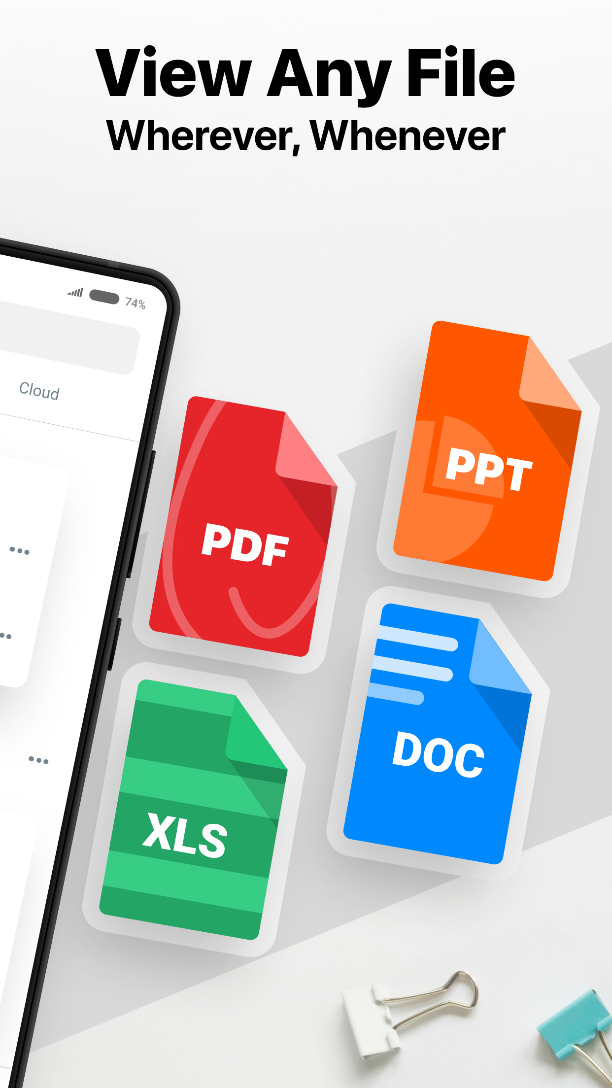 اسکرین شات 2 برنامه Tap Office - Word, Excel, PDF