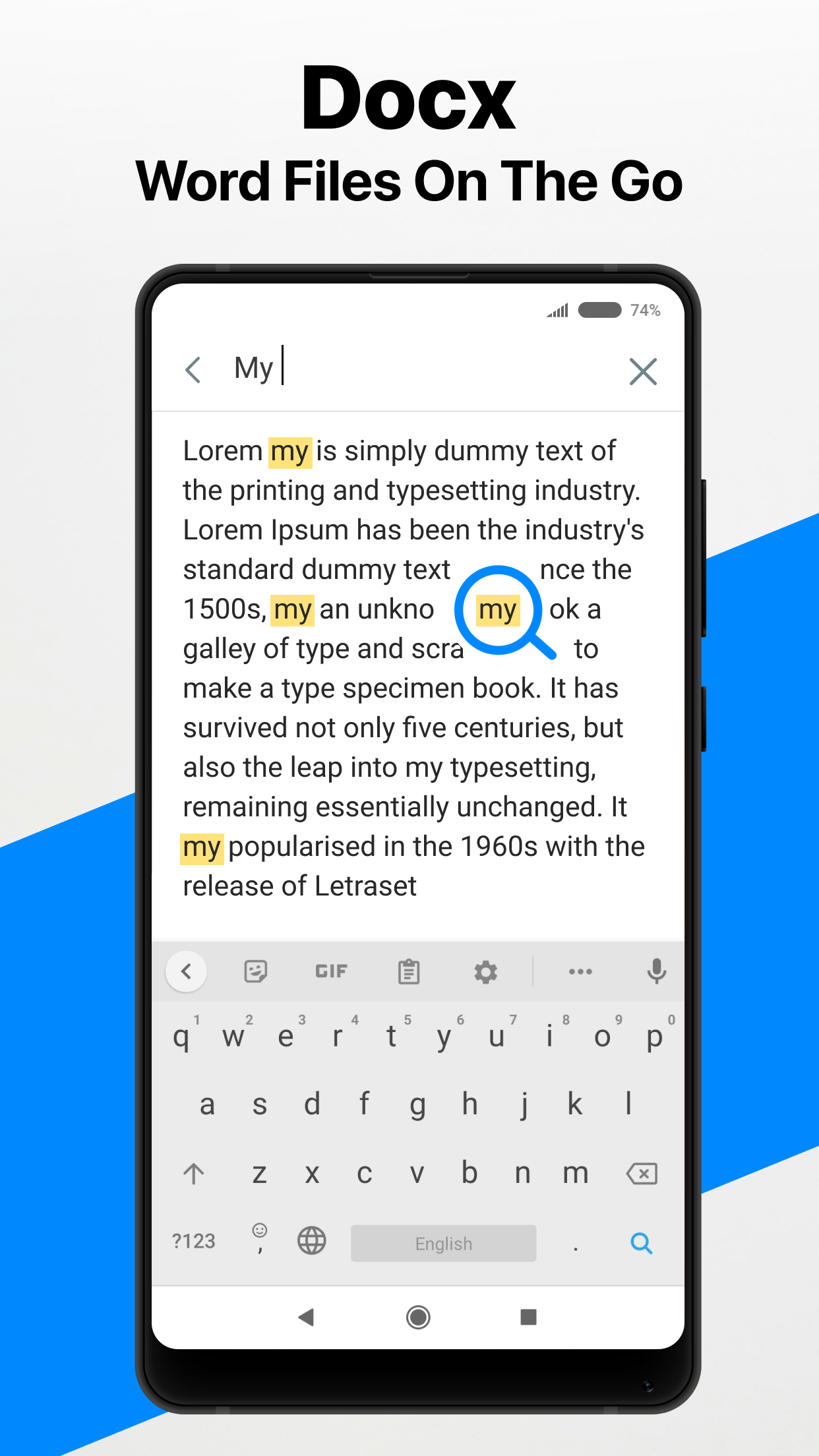 اسکرین شات 3 برنامه Tap Office - Word, Excel, PDF