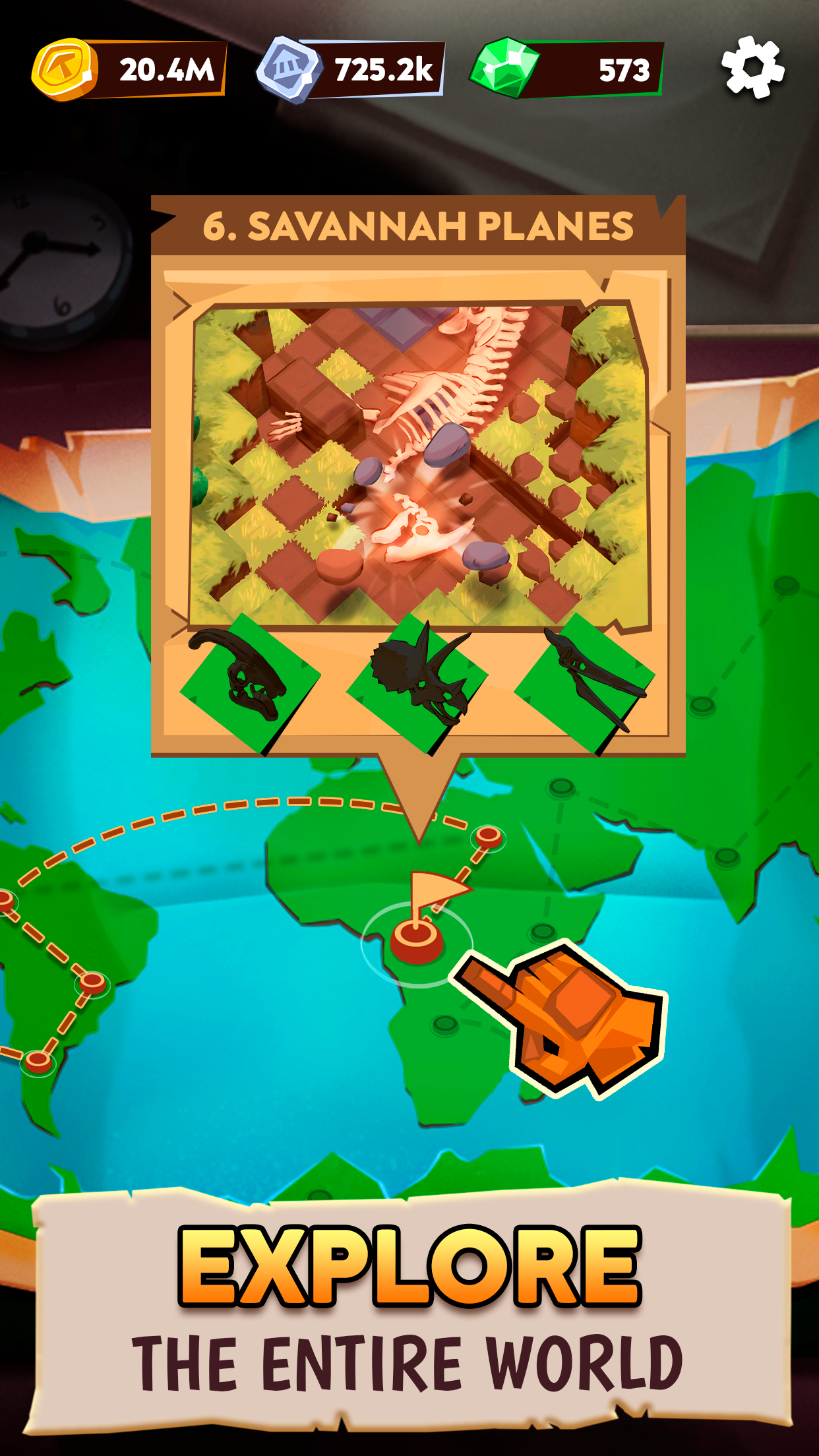 اسکرین شات 6 بازی Dino Quest 2: Dinosaur Fossil