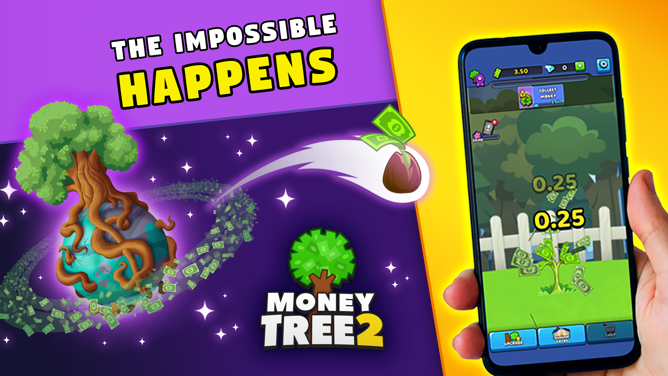اسکرین شات 1 بازی Money Tree 2: Cash Grow Game