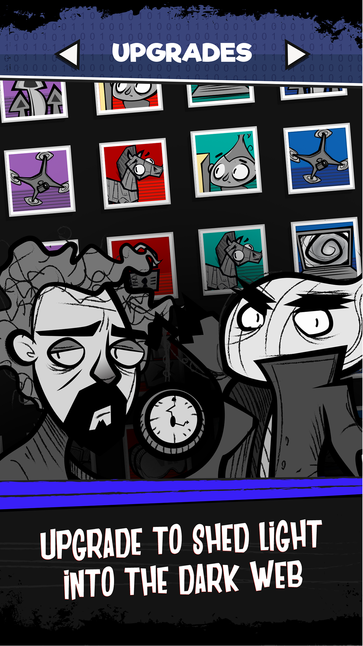 اسکرین شات 5 بازی Into the Deep Web: Idle Game