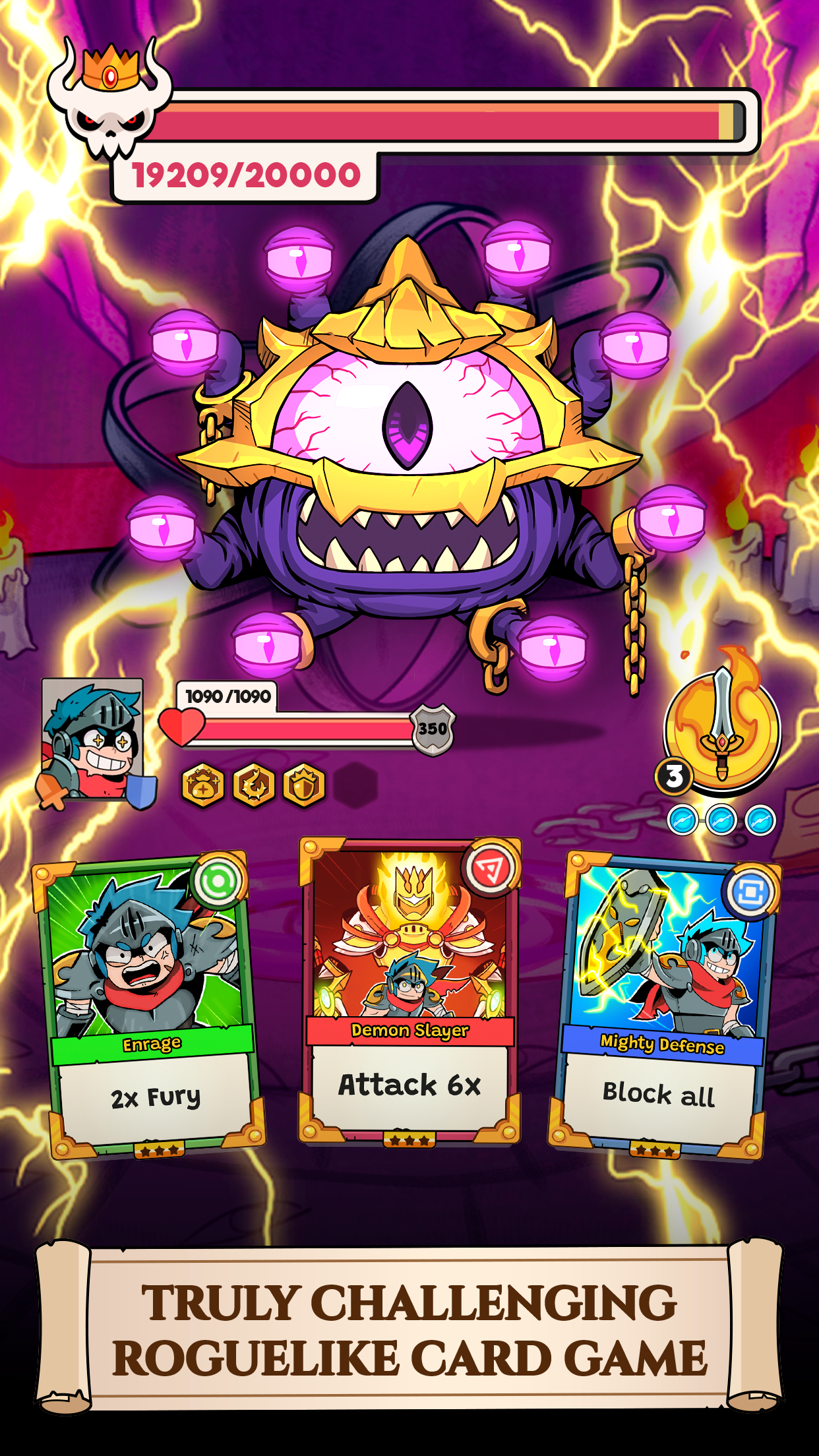 اسکرین شات 1 بازی Card Guardians Roguelike Games