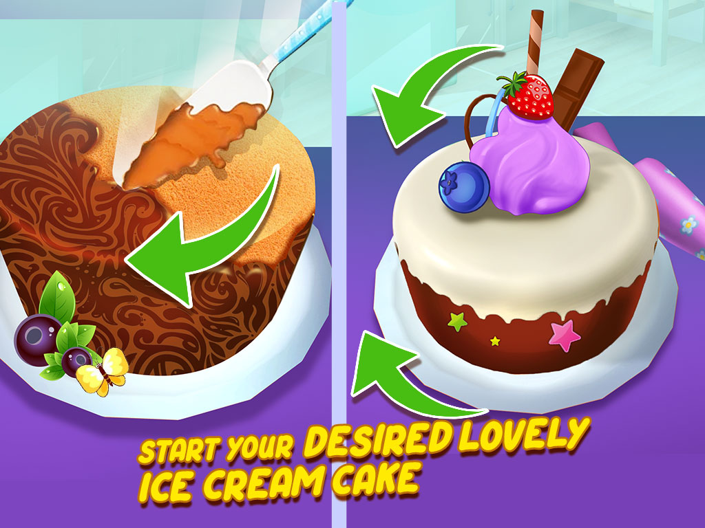اسکرین شات 2 برنامه Cake Baking Games : Bakery 3D