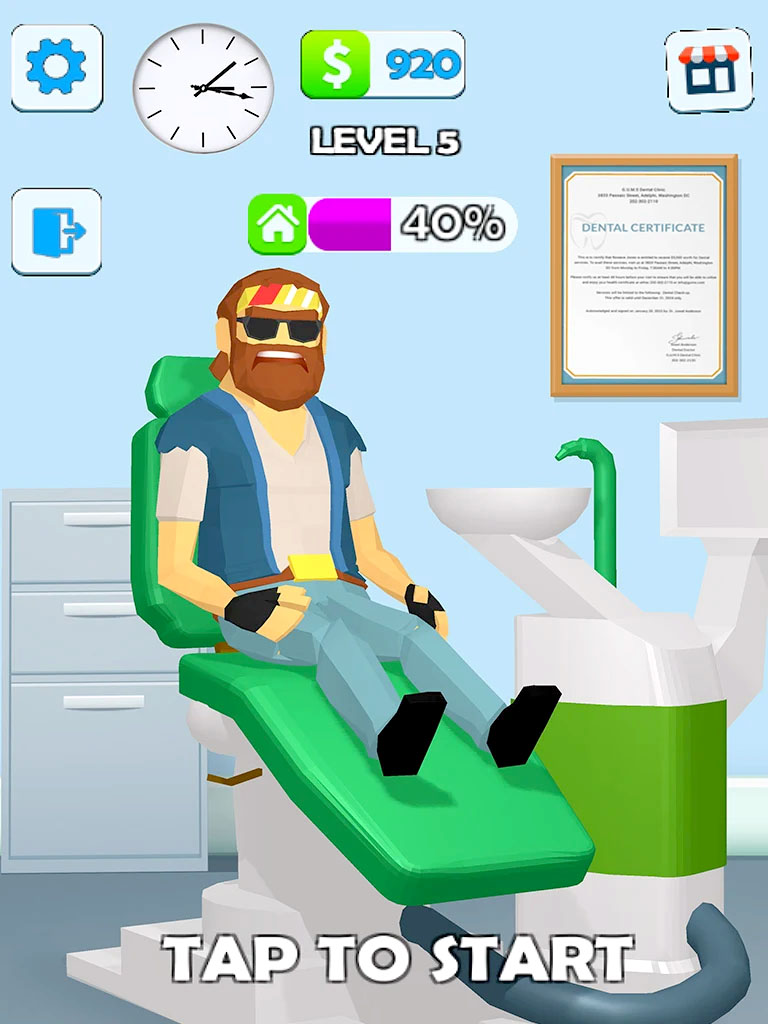 اسکرین شات 4 برنامه Dentist Game Inc - ASMR Doctor