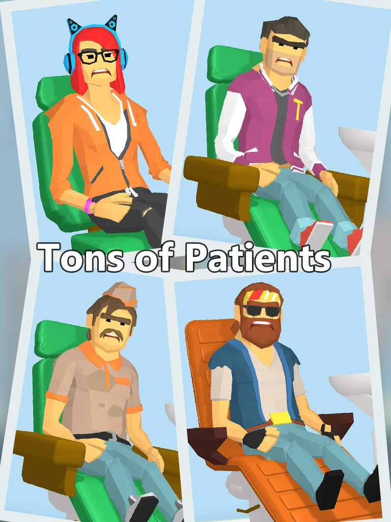 اسکرین شات 5 برنامه Dentist Game Inc - ASMR Doctor