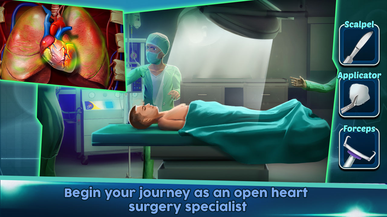 اسکرین شات 1 برنامه Surgery Doctor Simulator Games