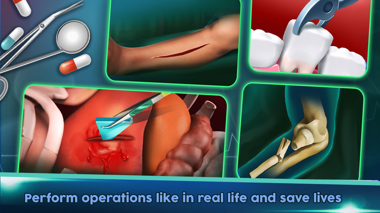 اسکرین شات 5 برنامه Surgery Doctor Simulator Games