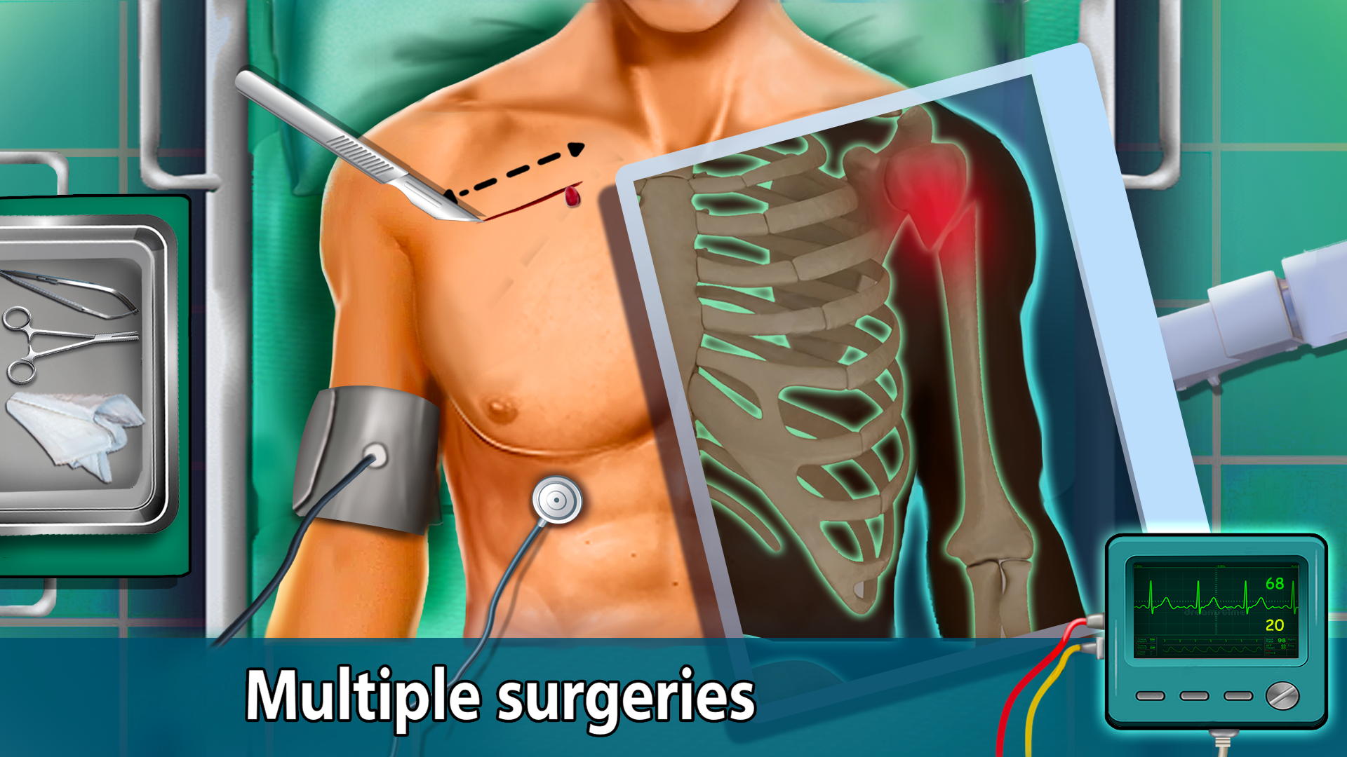 اسکرین شات 1 بازی Surgeon Simulator Doctor Games