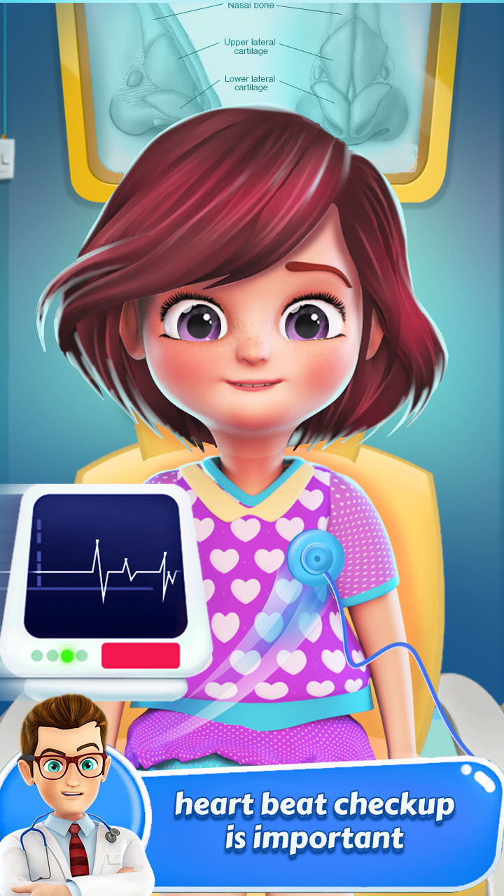 اسکرین شات 2 برنامه Nose Doctor Surgery Games