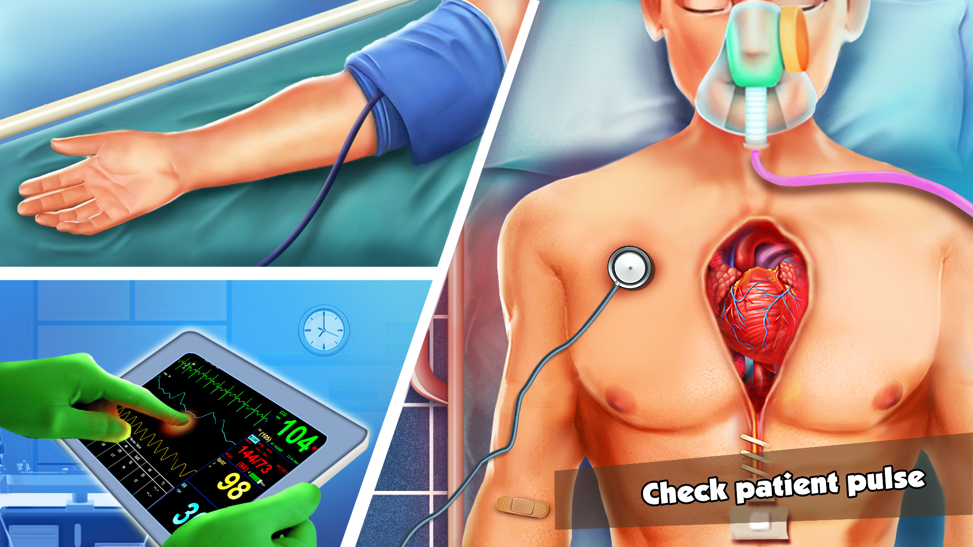 اسکرین شات 2 برنامه Doctor Surgery Simulator Games