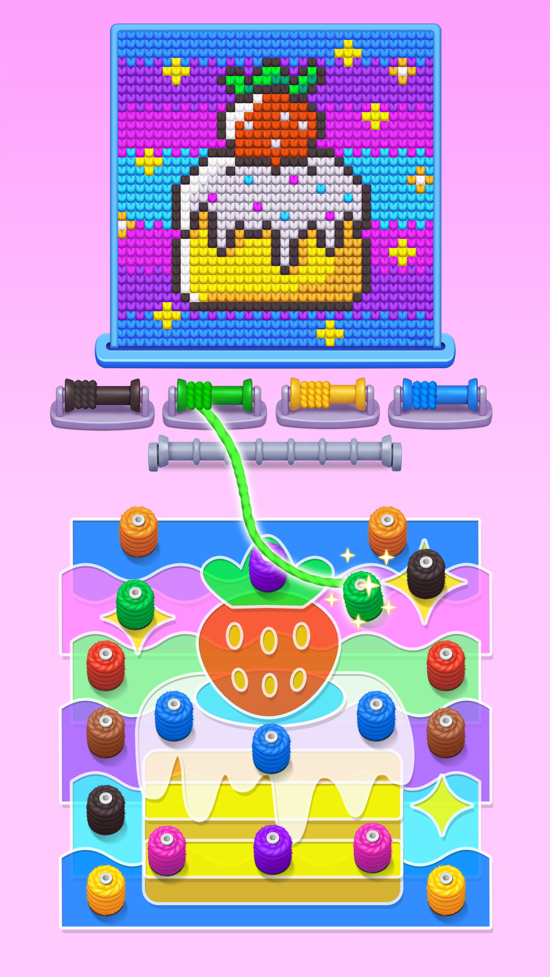 اسکرین شات 5 بازی Color Wool Screw