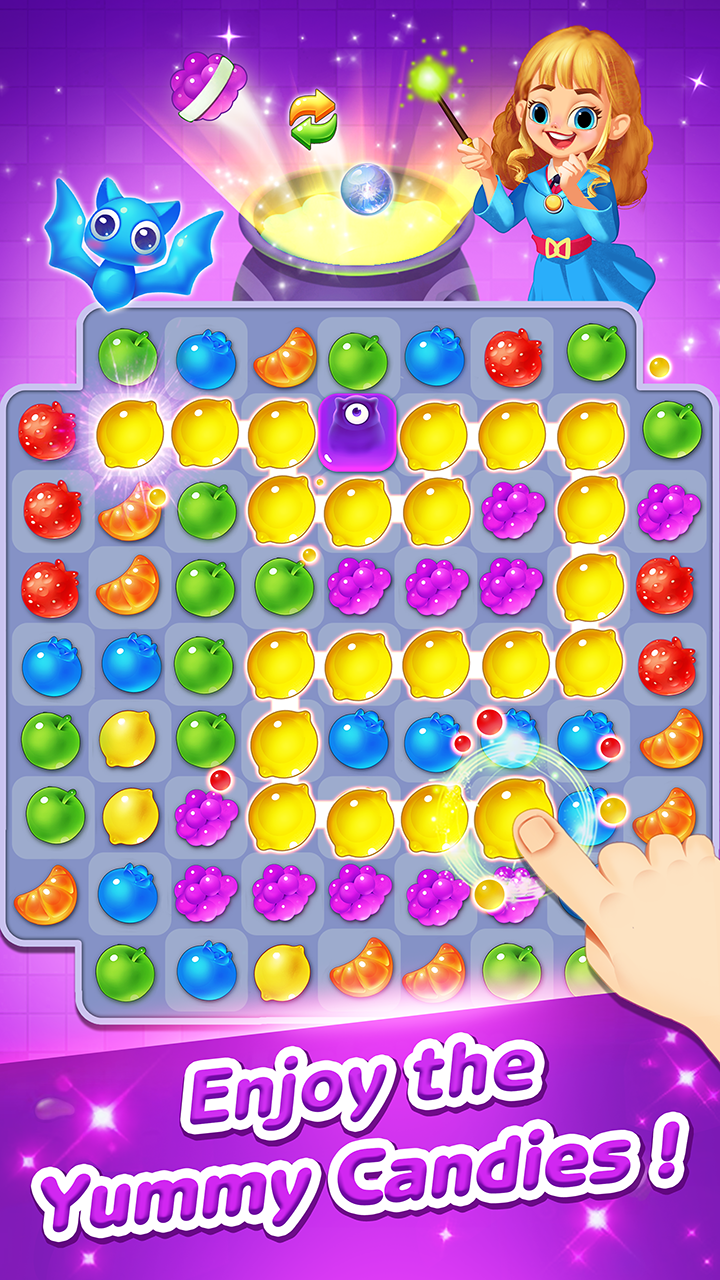 اسکرین شات 2 بازی Fruit Candy Magic