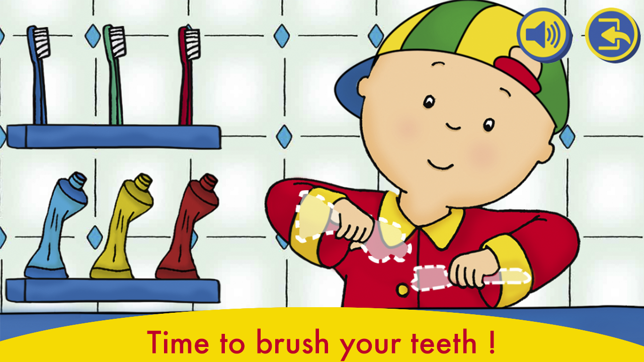 اسکرین شات 1 بازی A Day with Caillou