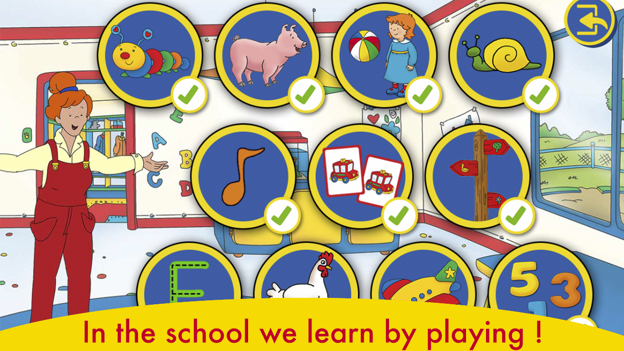 اسکرین شات 3 بازی A Day with Caillou