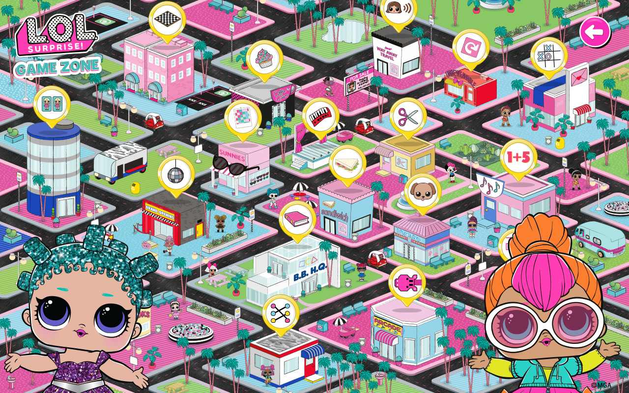 اسکرین شات 1 بازی L.O.L. Surprise! Game Zone