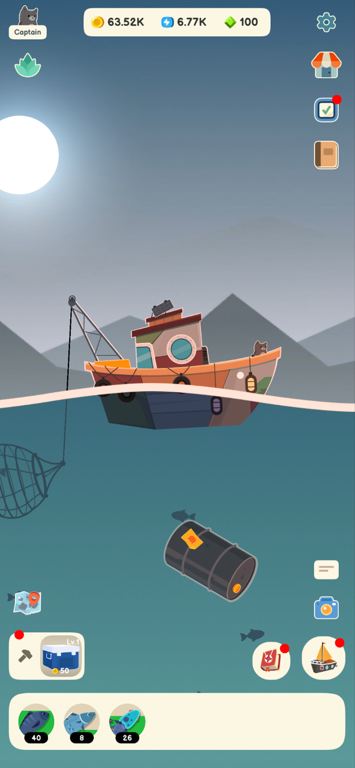 اسکرین شات 2 بازی Among Water: Relaxing games