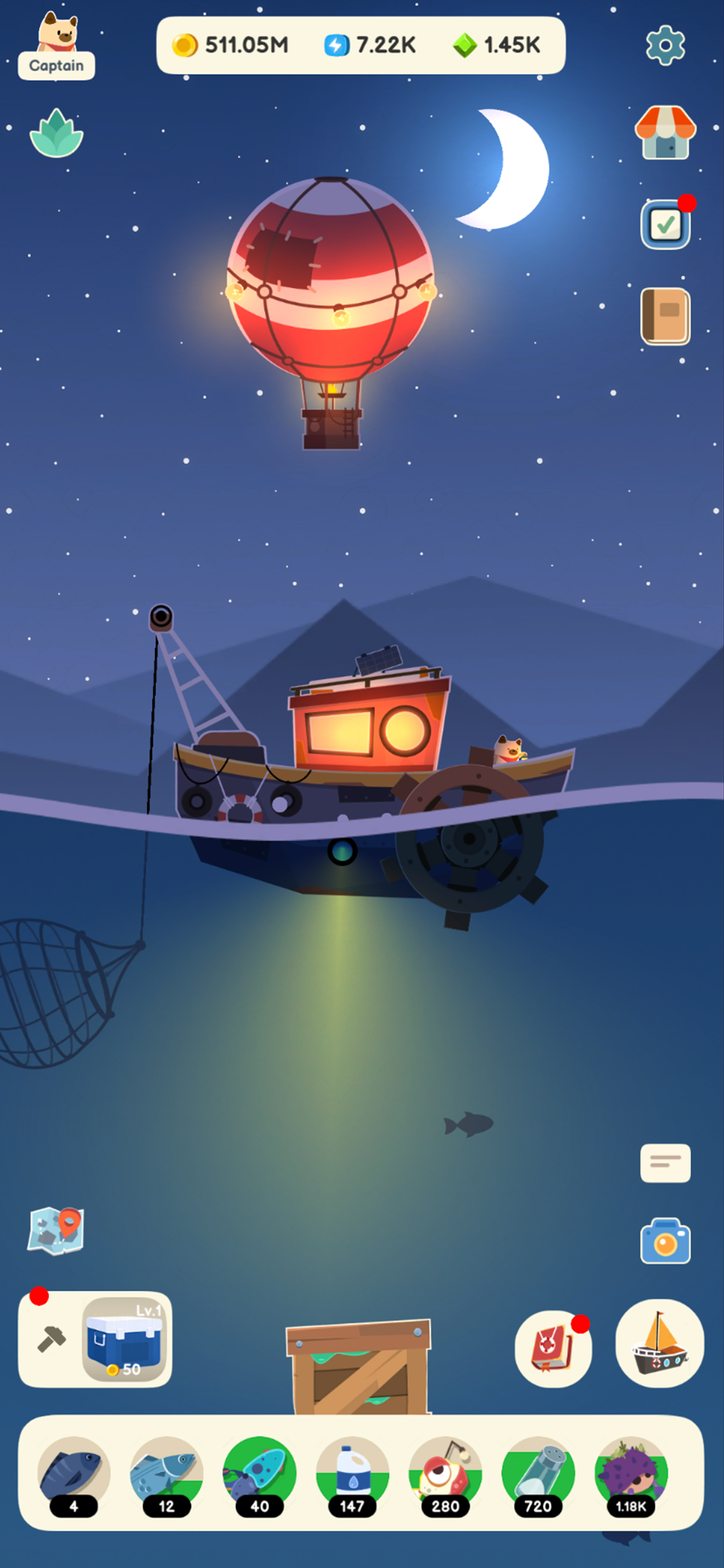 اسکرین شات 3 بازی Among Water: Relaxing games