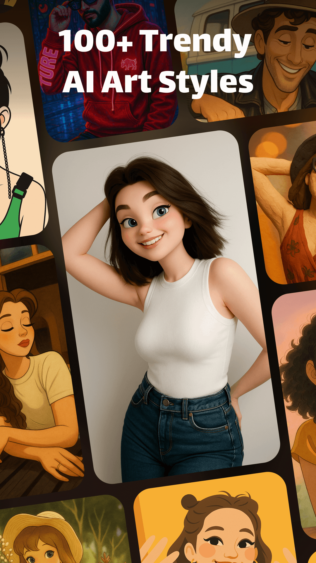 اسکرین شات 5 برنامه TapToon - AI Photo Enhancer