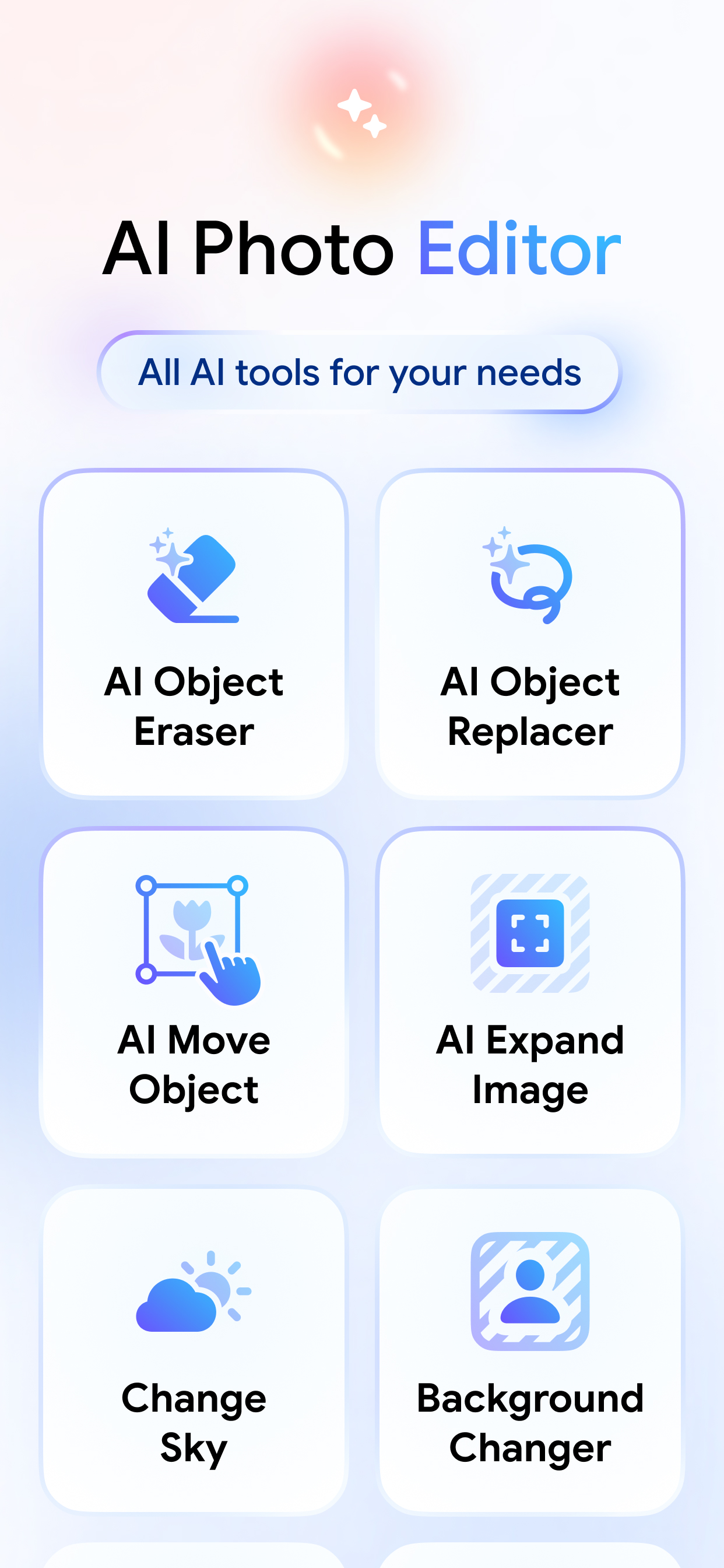 اسکرین شات 1 برنامه AI Photo Editor: AI Expand