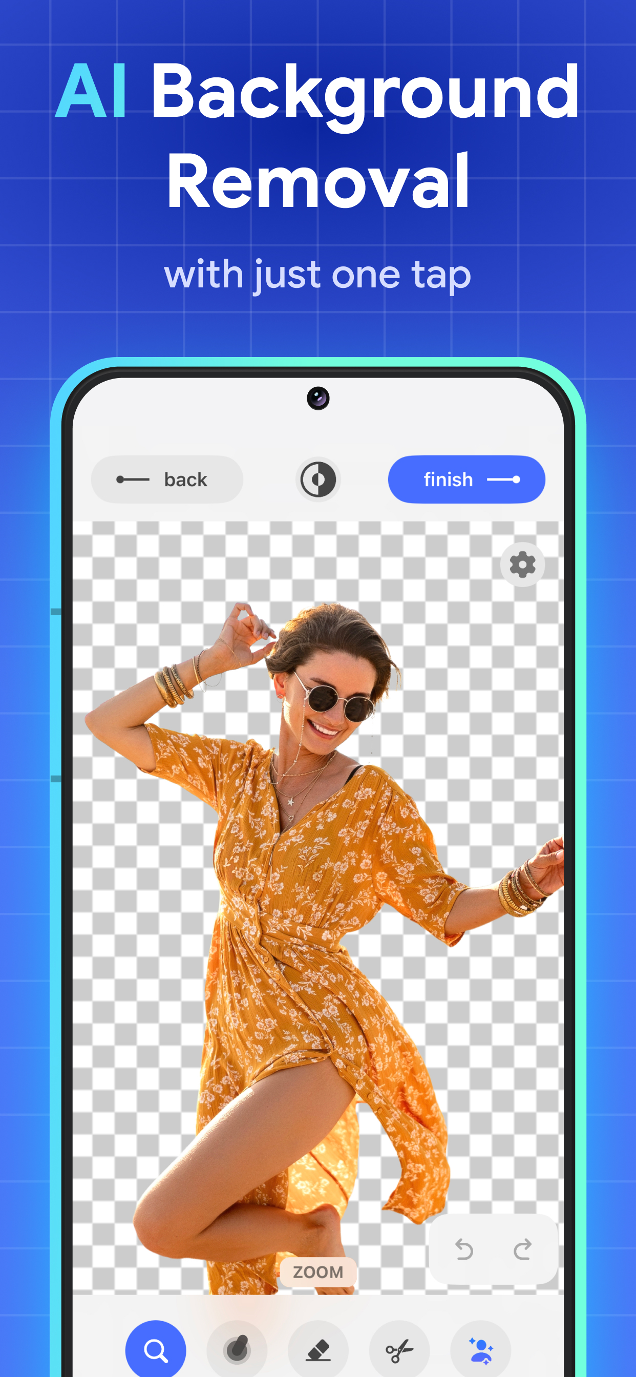 اسکرین شات 1 برنامه Background Remover - PNG Maker