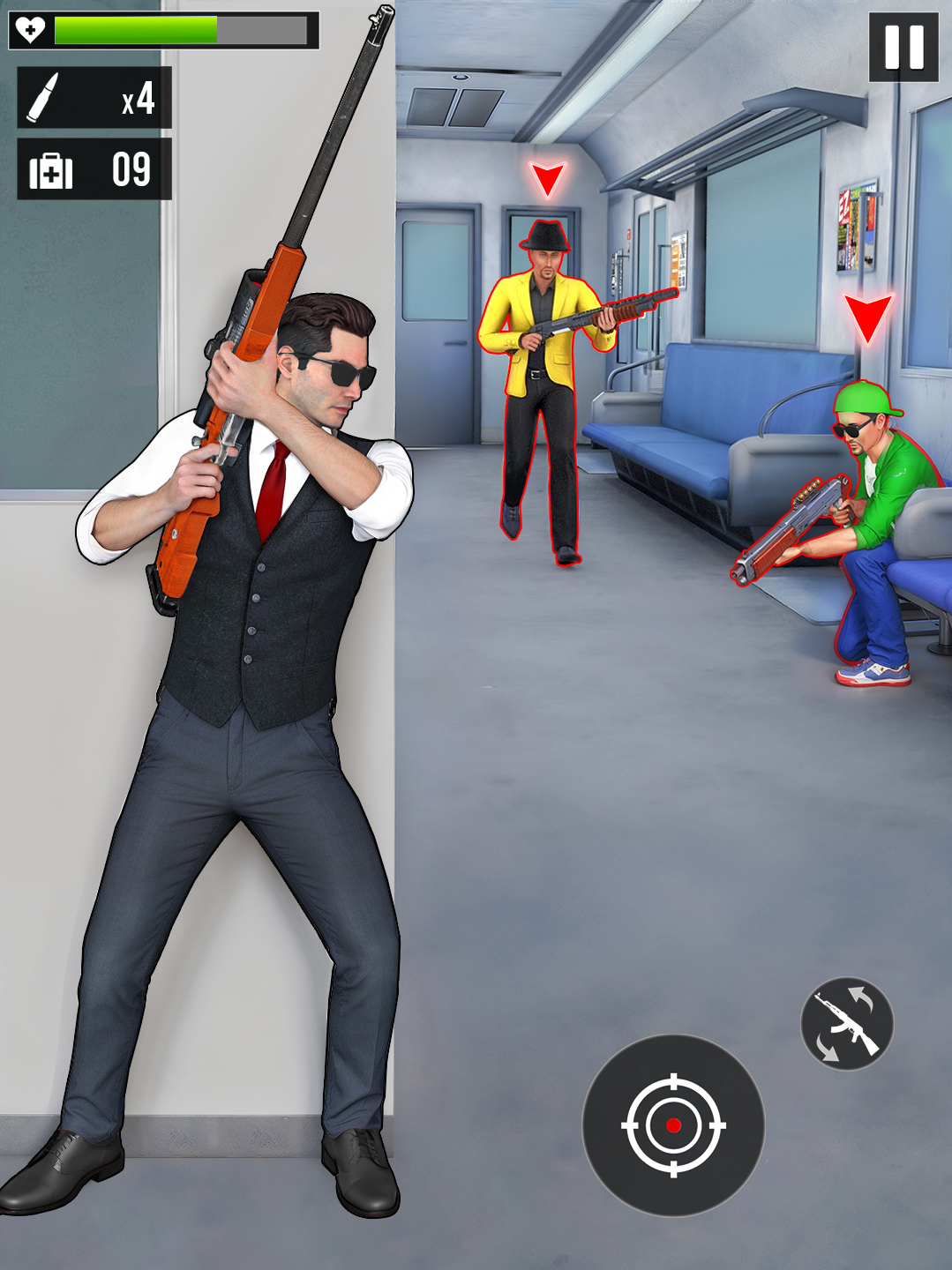 اسکرین شات 1 بازی Elite Agent Shooting Game