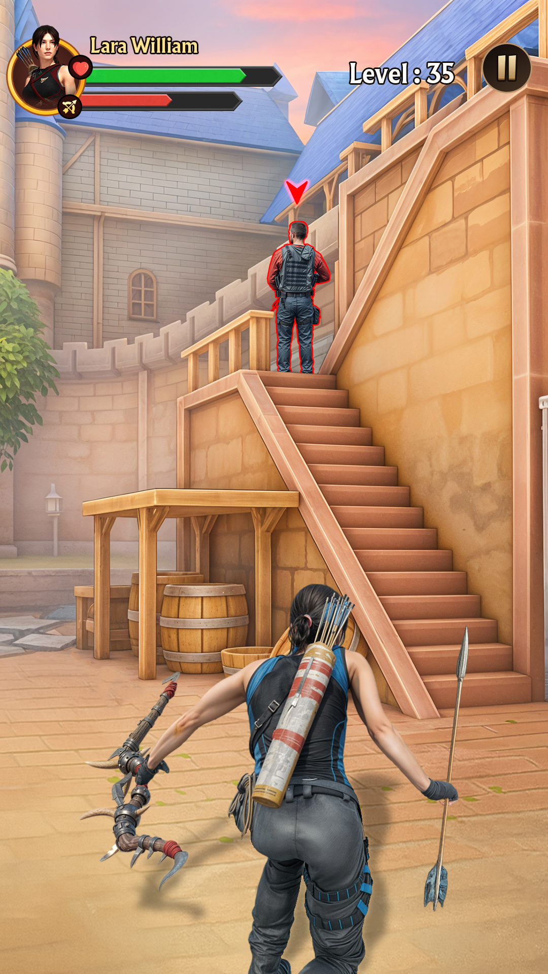 اسکرین شات 2 بازی Archer Assassin Shooting Game