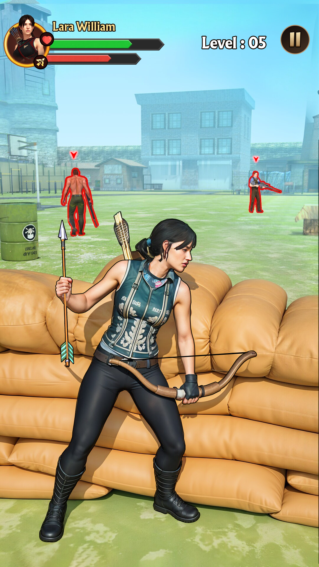 اسکرین شات 1 بازی Archer Assassin Shooting Game