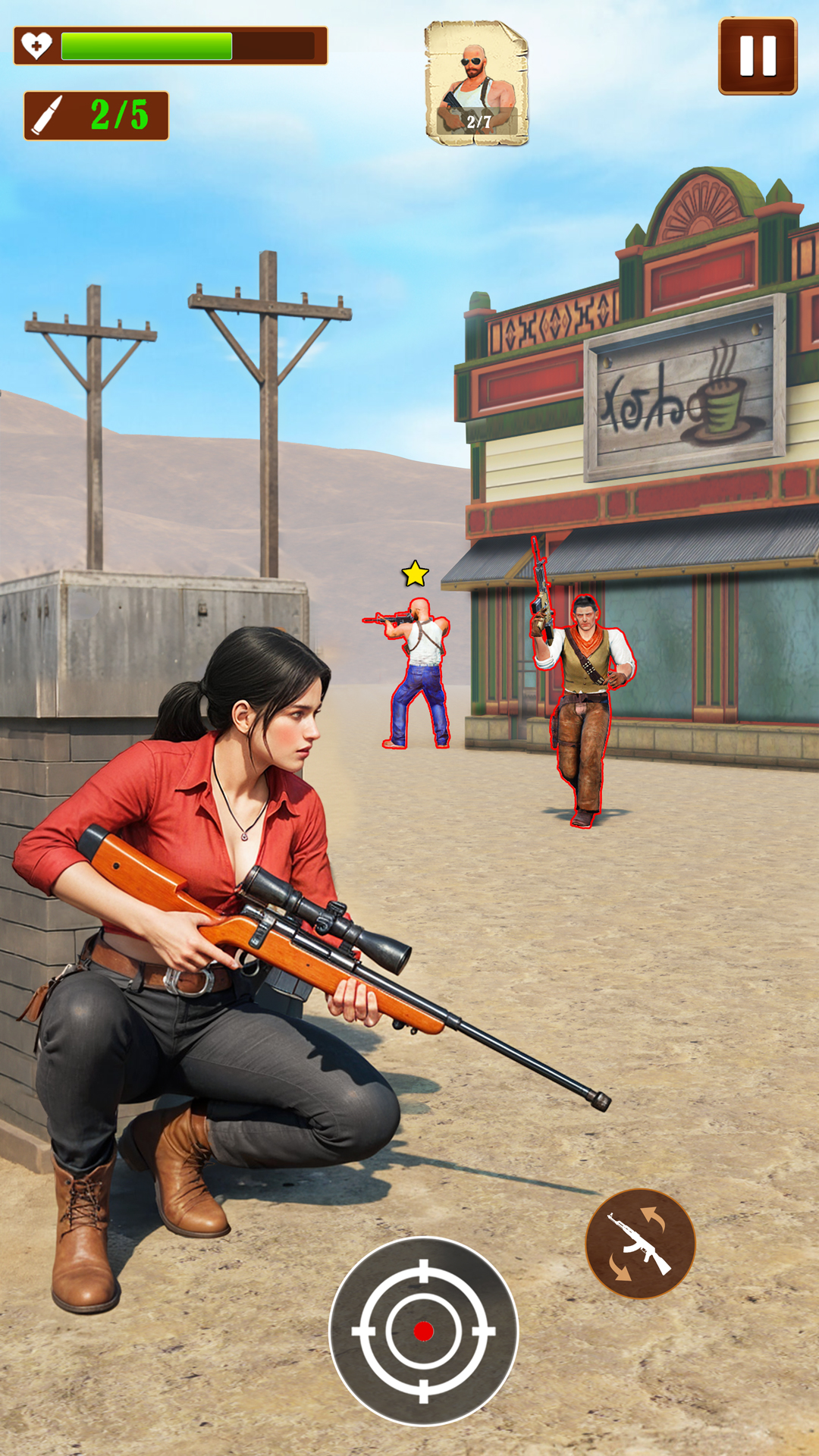 اسکرین شات 2 بازی Western Survival Shooting Game