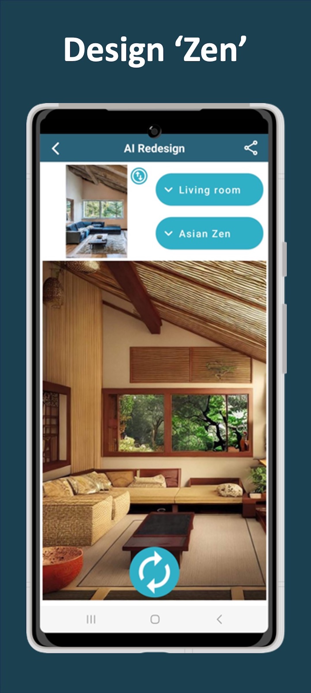 اسکرین شات 6 برنامه AI Redesign - Home Design