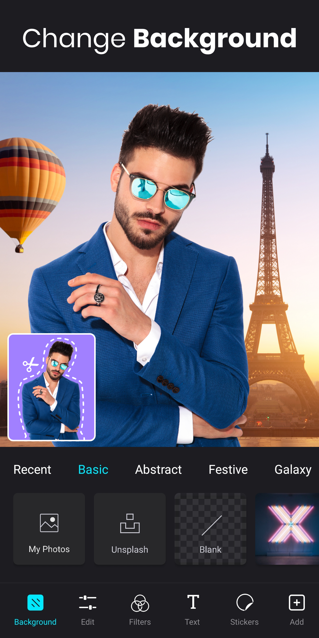 اسکرین شات 2 برنامه Photo Background Eraser App