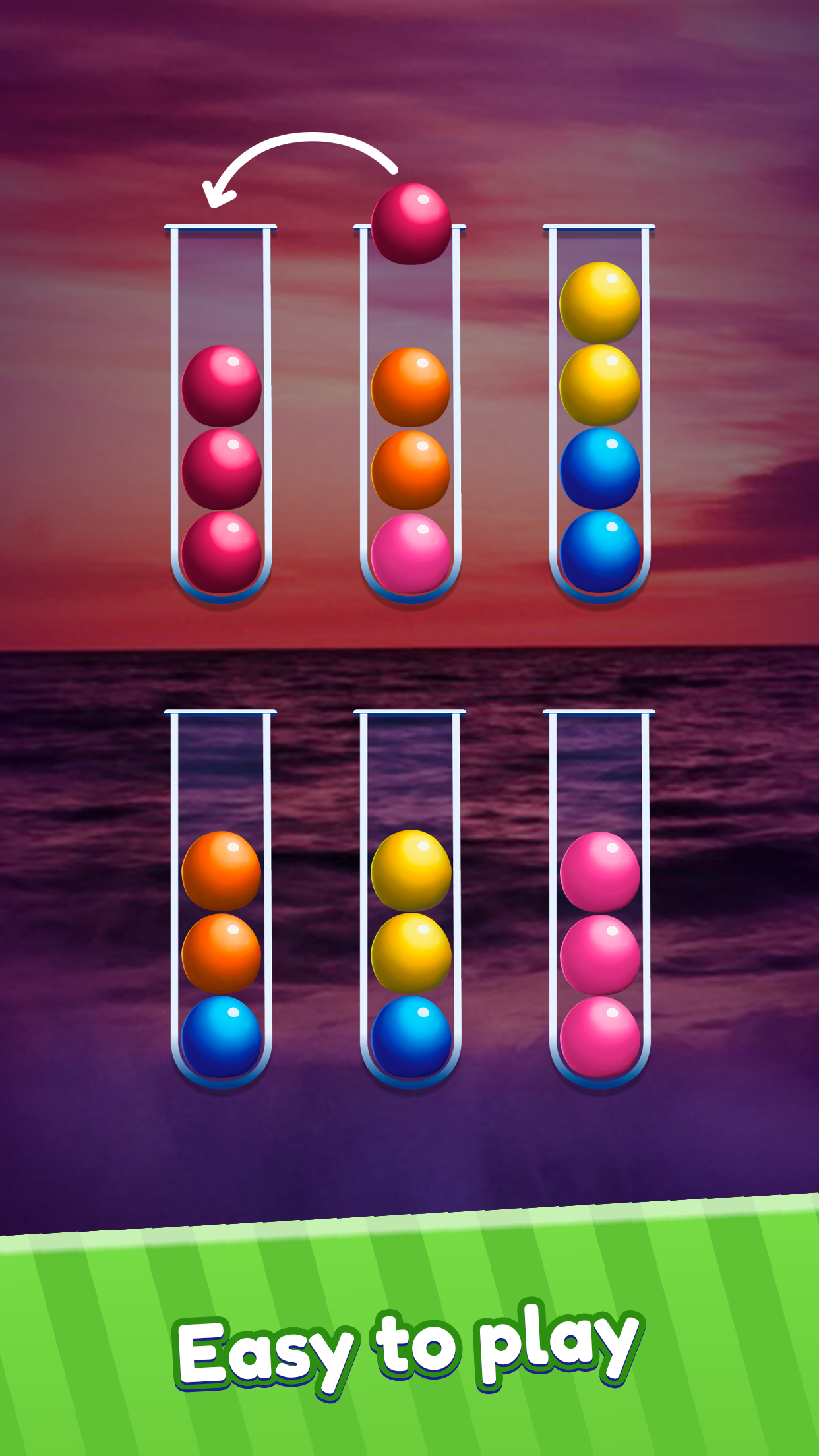اسکرین شات 1 بازی Ball Sort Puzzle Color Sort