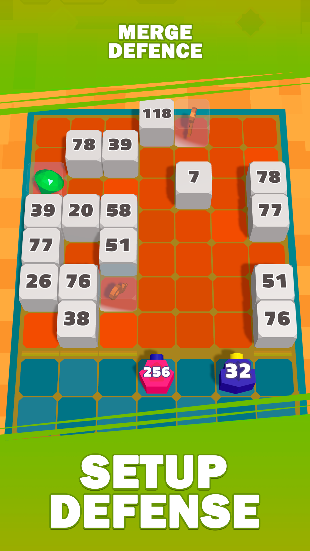 اسکرین شات 1 بازی Merge Defense 3D