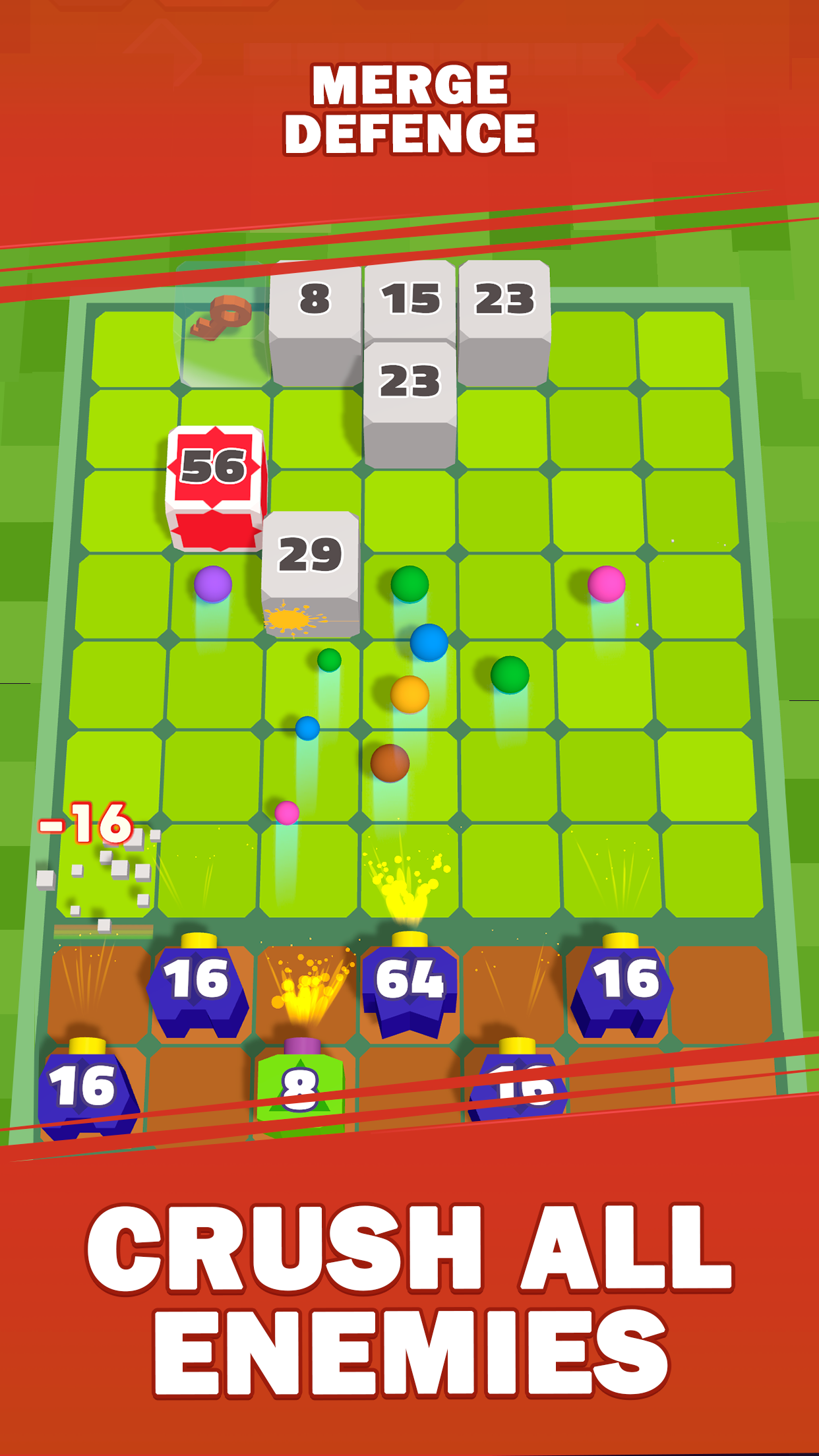 اسکرین شات 2 بازی Merge Defense 3D