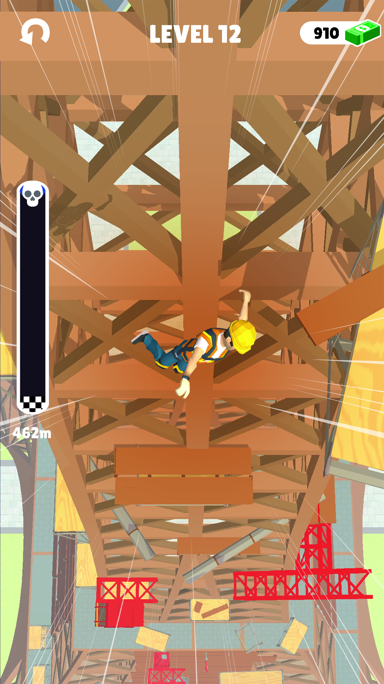 اسکرین شات 5 بازی Ragdoll Fall: Break the Bones!