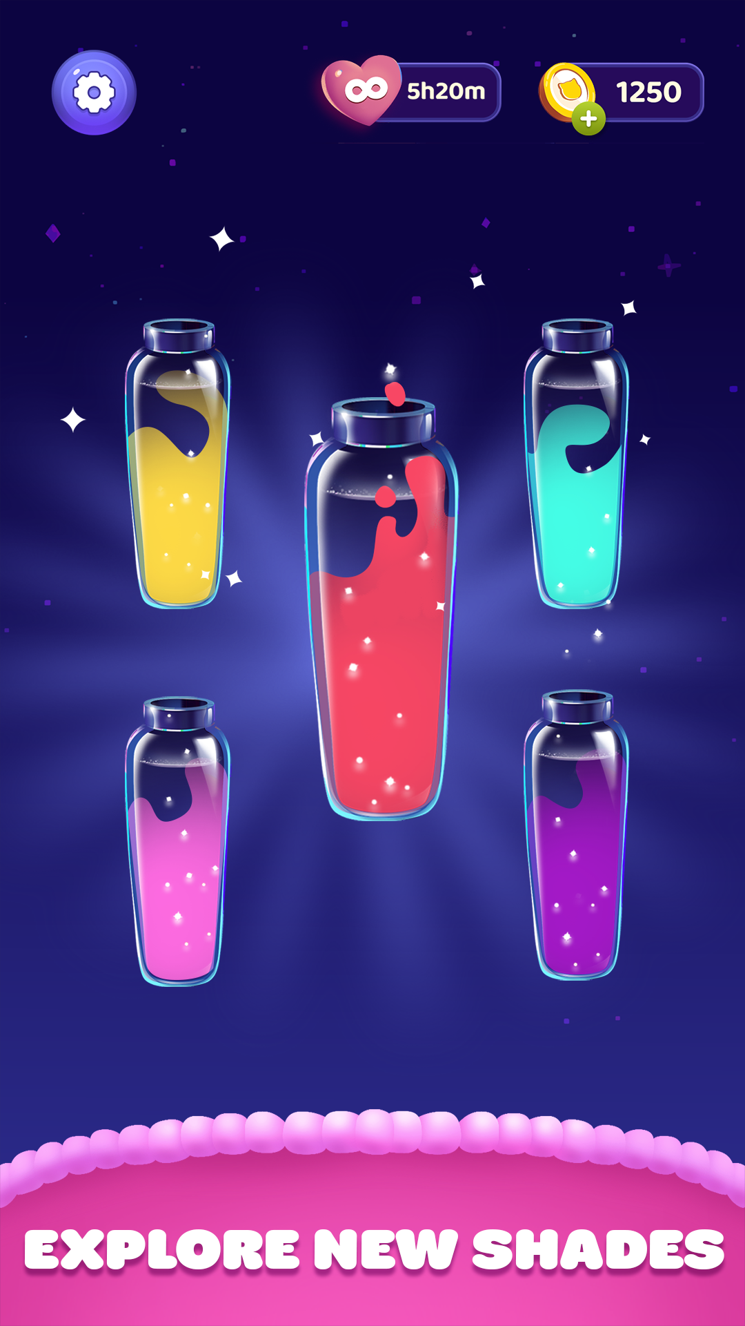 اسکرین شات 4 بازی Color Sort Water Purrfect Puzz