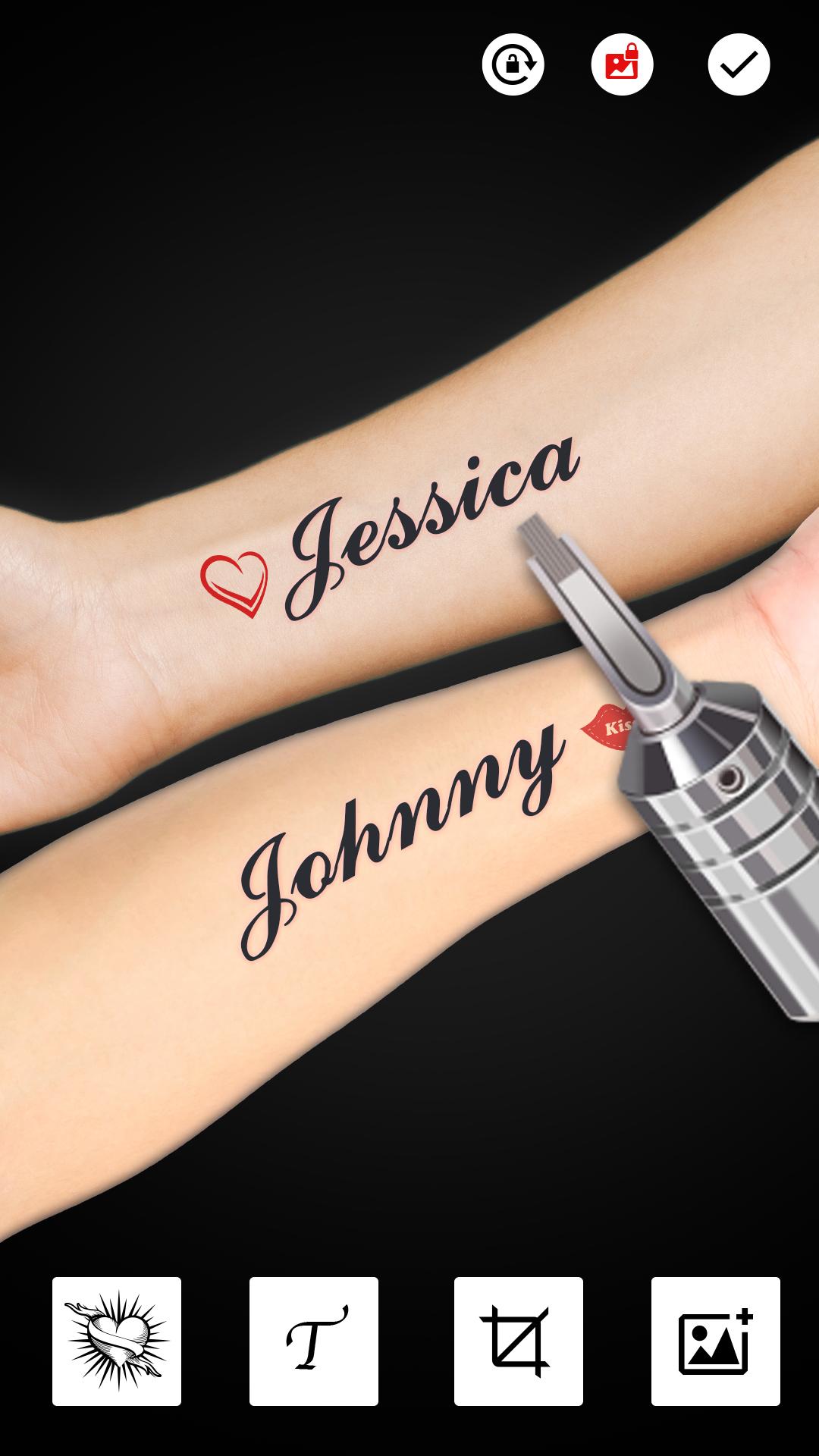 اسکرین شات 3 برنامه Tattoo Maker