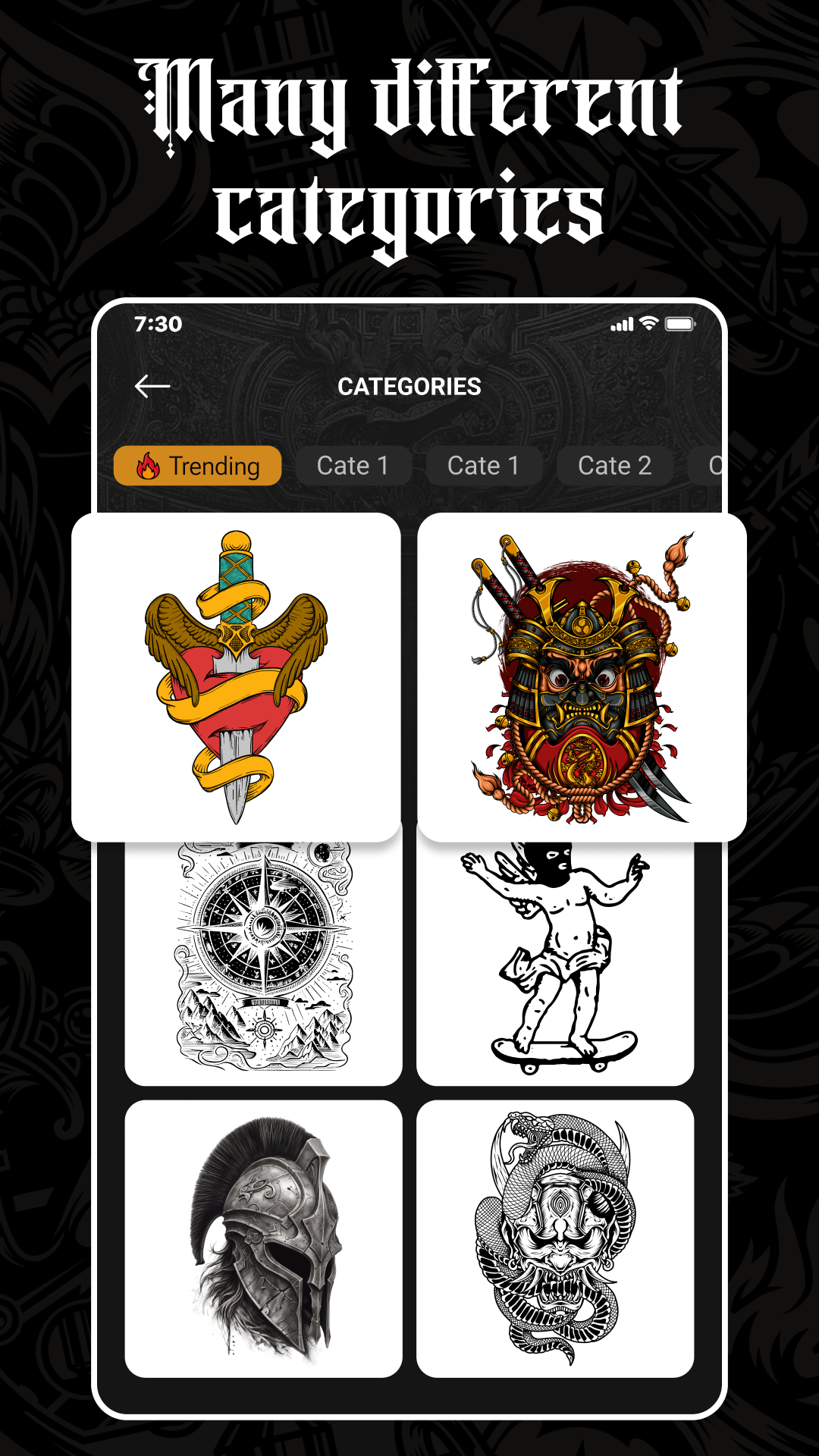 اسکرین شات 3 برنامه Tattoo Maker - Tattoo Design