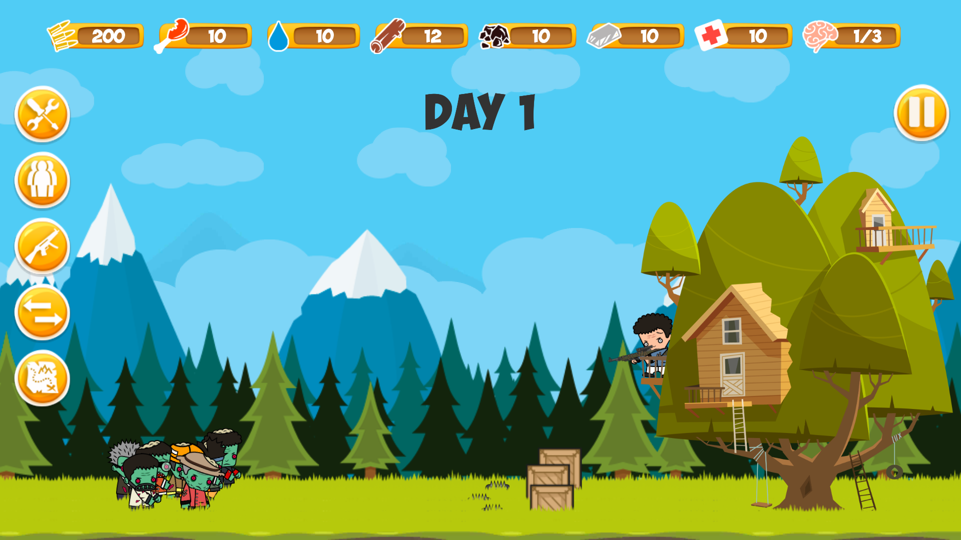 اسکرین شات 2 بازی Zombie Forest: Apocalypse