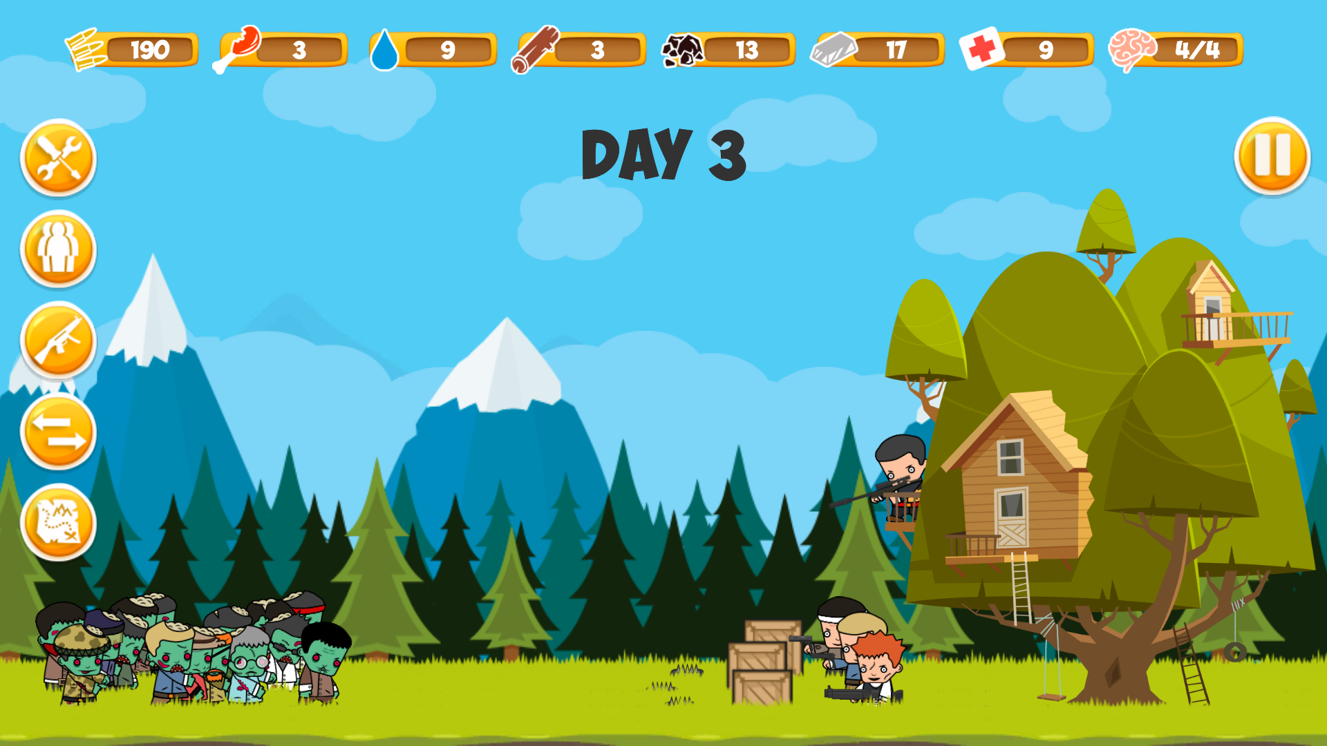اسکرین شات 6 بازی Zombie Forest: Apocalypse