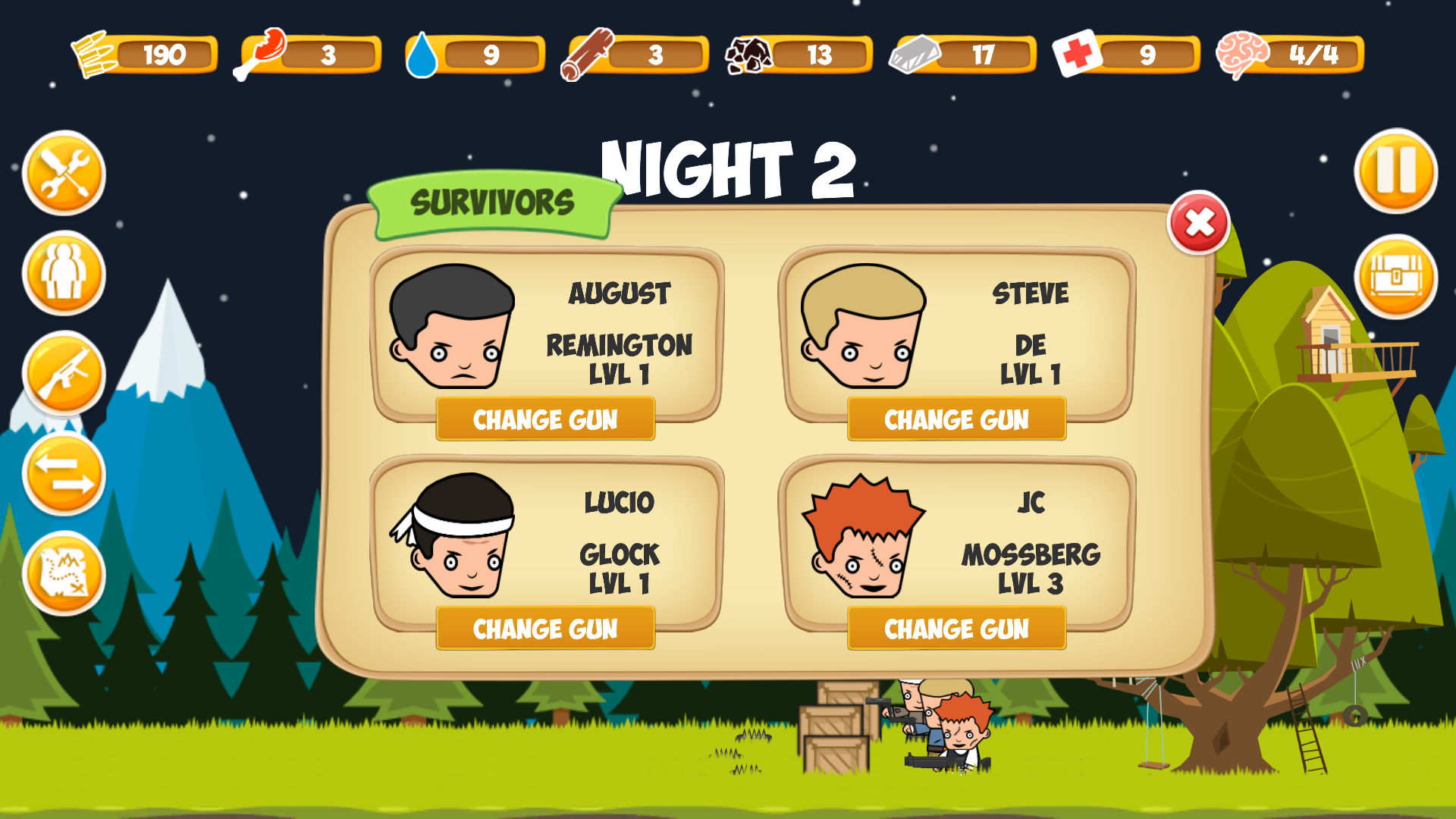 اسکرین شات 3 بازی Zombie Forest: Apocalypse