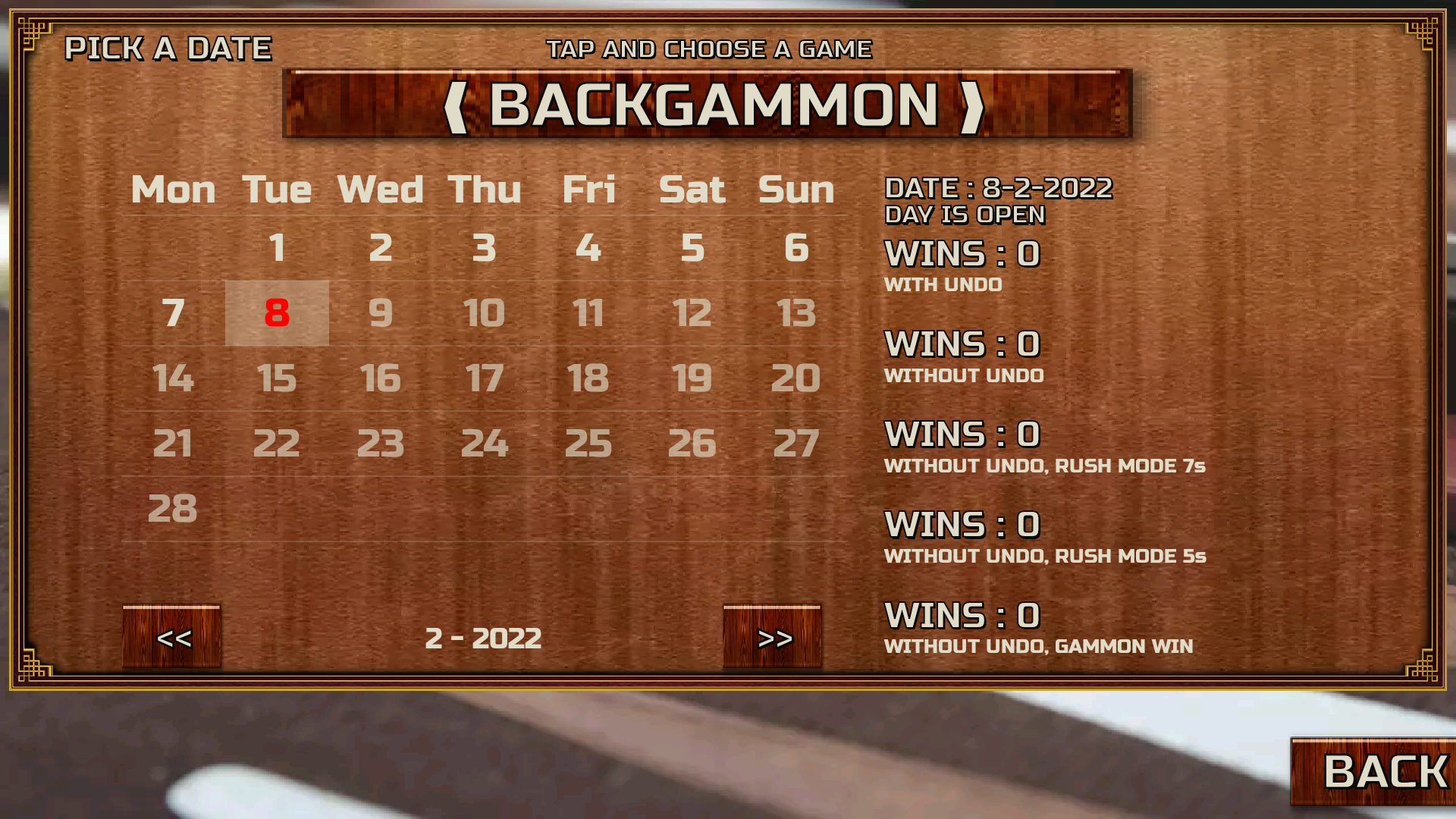 اسکرین شات 7 بازی Backgammon 18 Games