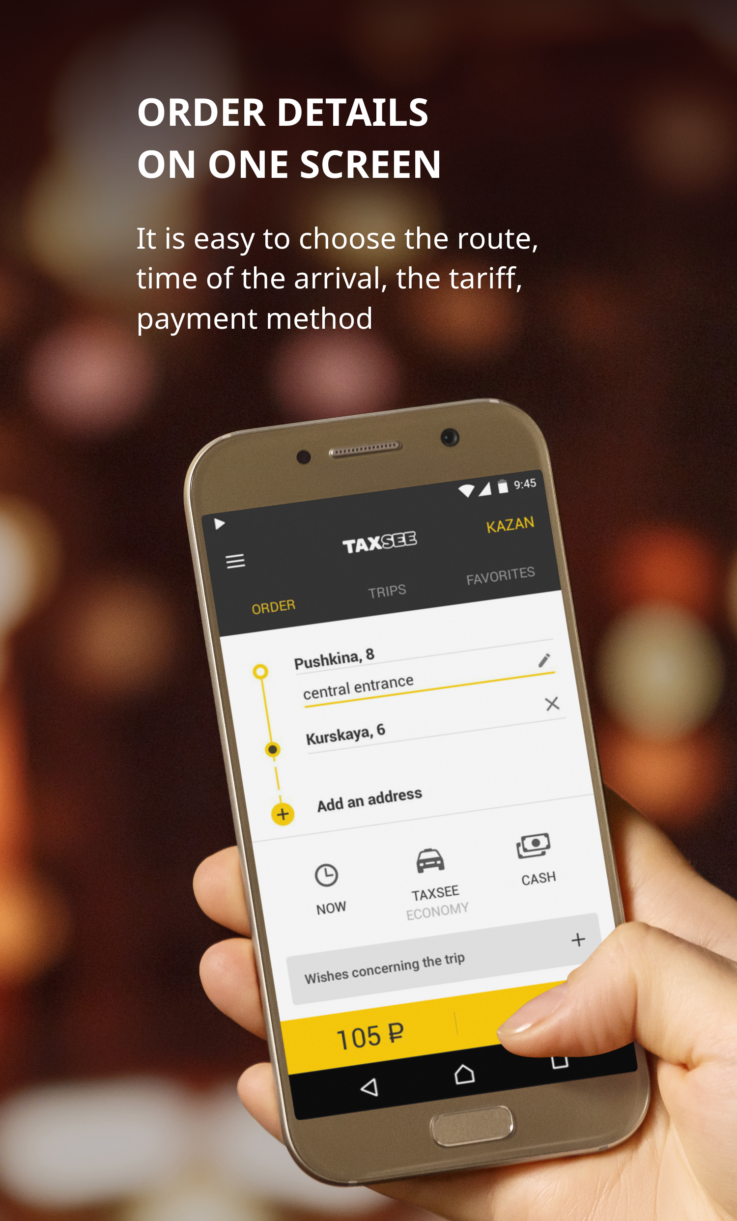 اسکرین شات 2 برنامه Taxsee: taxi order
