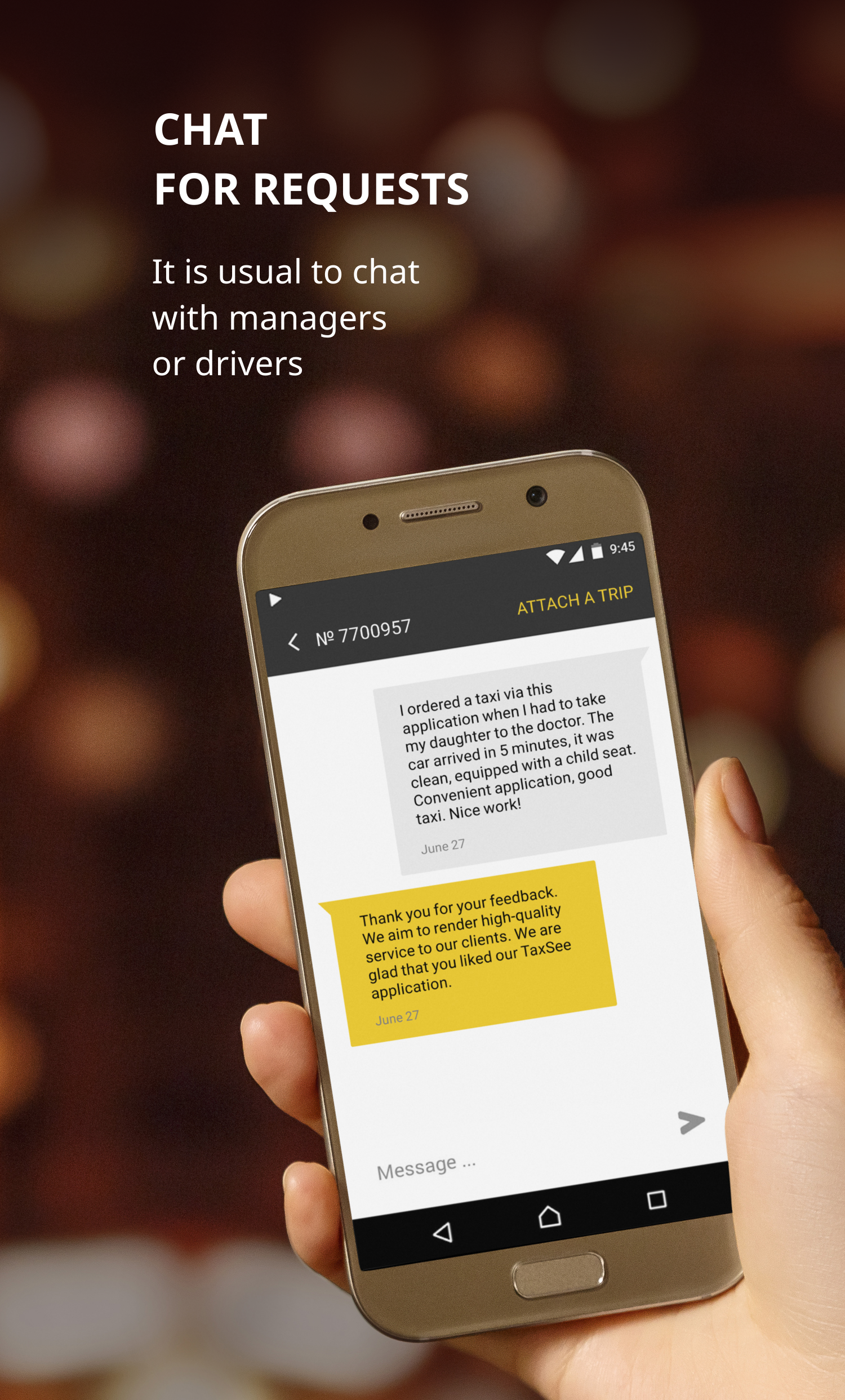 اسکرین شات 5 برنامه Taxsee: taxi order